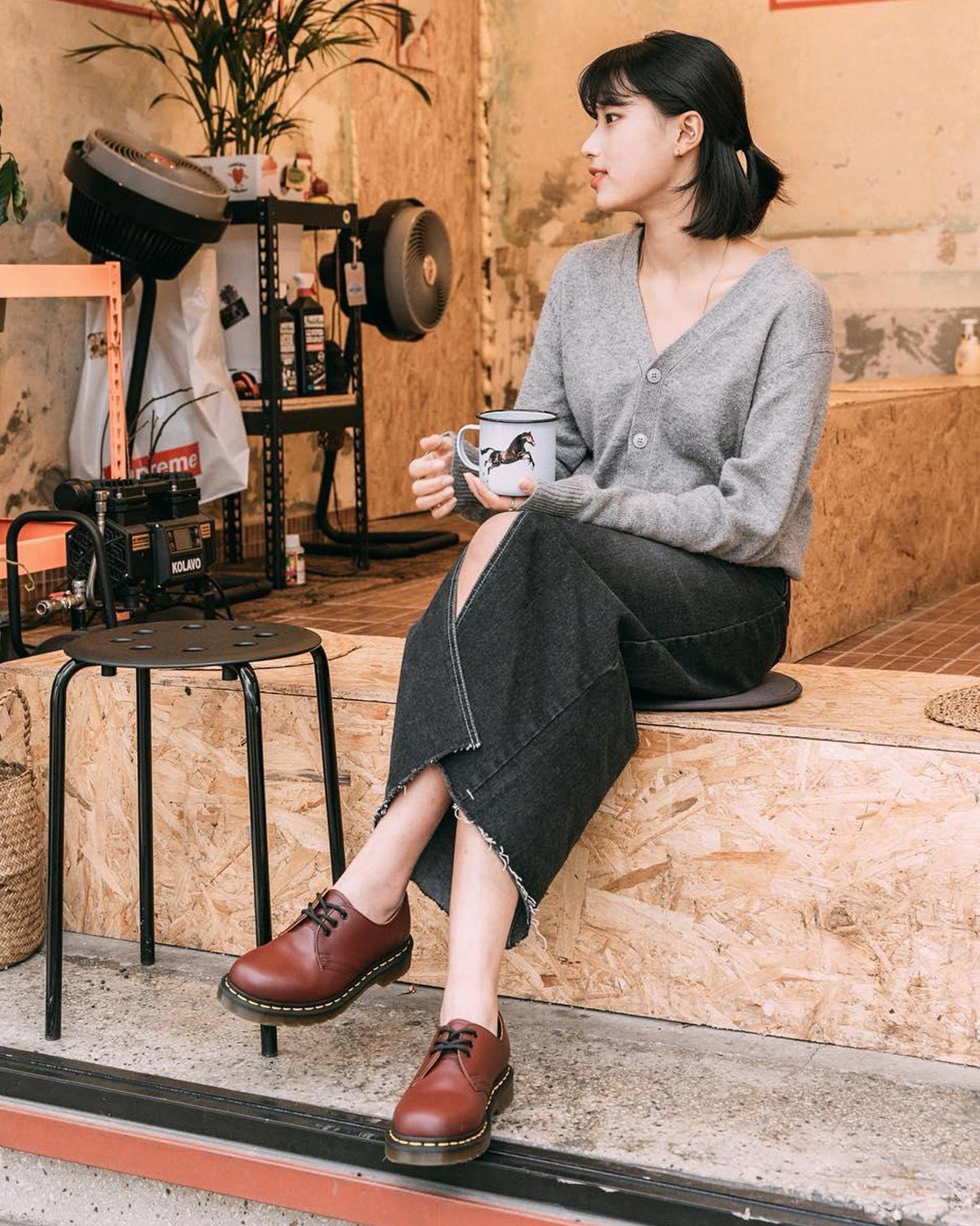 1461 光面皮革 牛津鞋