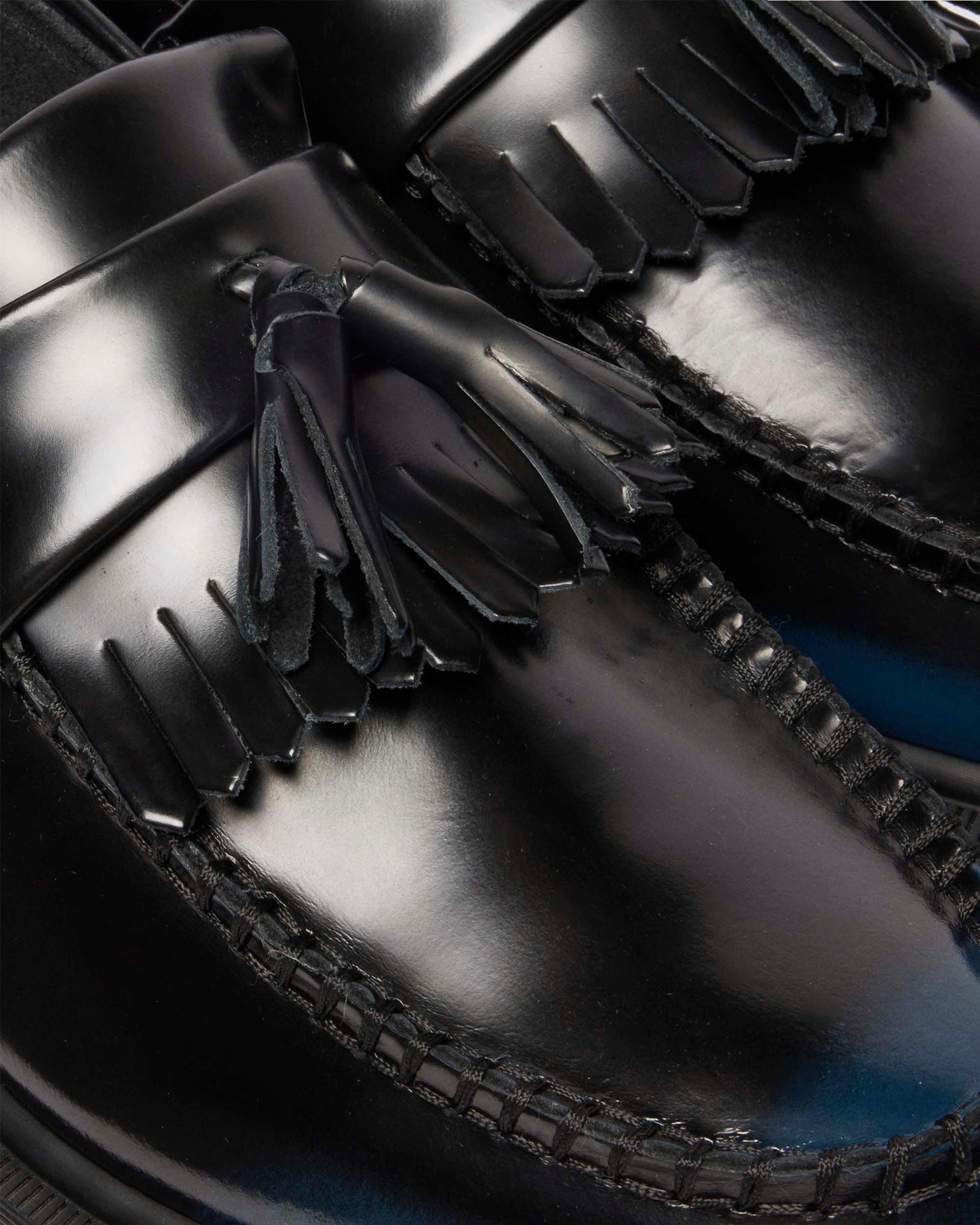 Adrian Tassel Arcadia Rub Off Leather Loafers