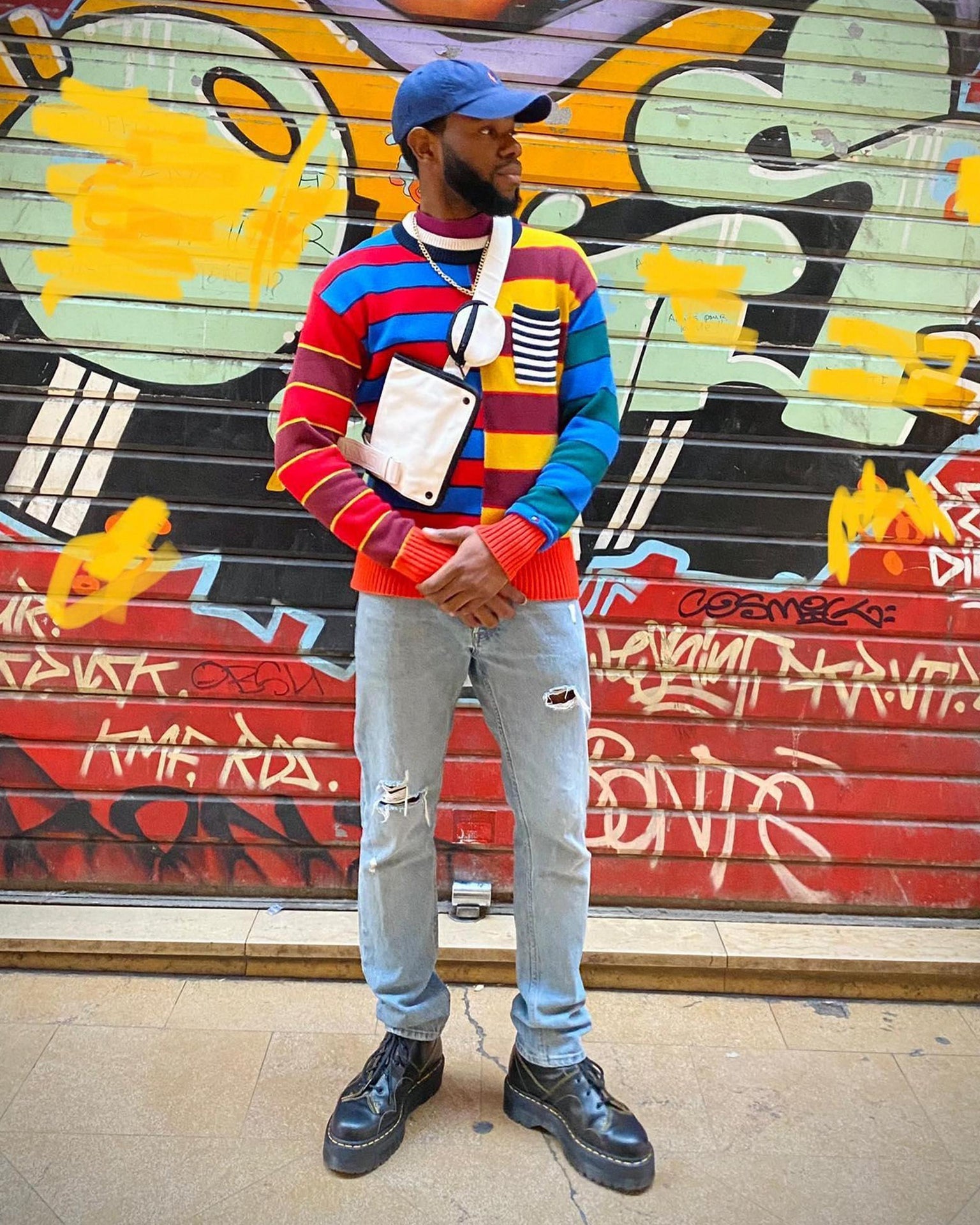 Church Quad Leather Platform Monkey Boots