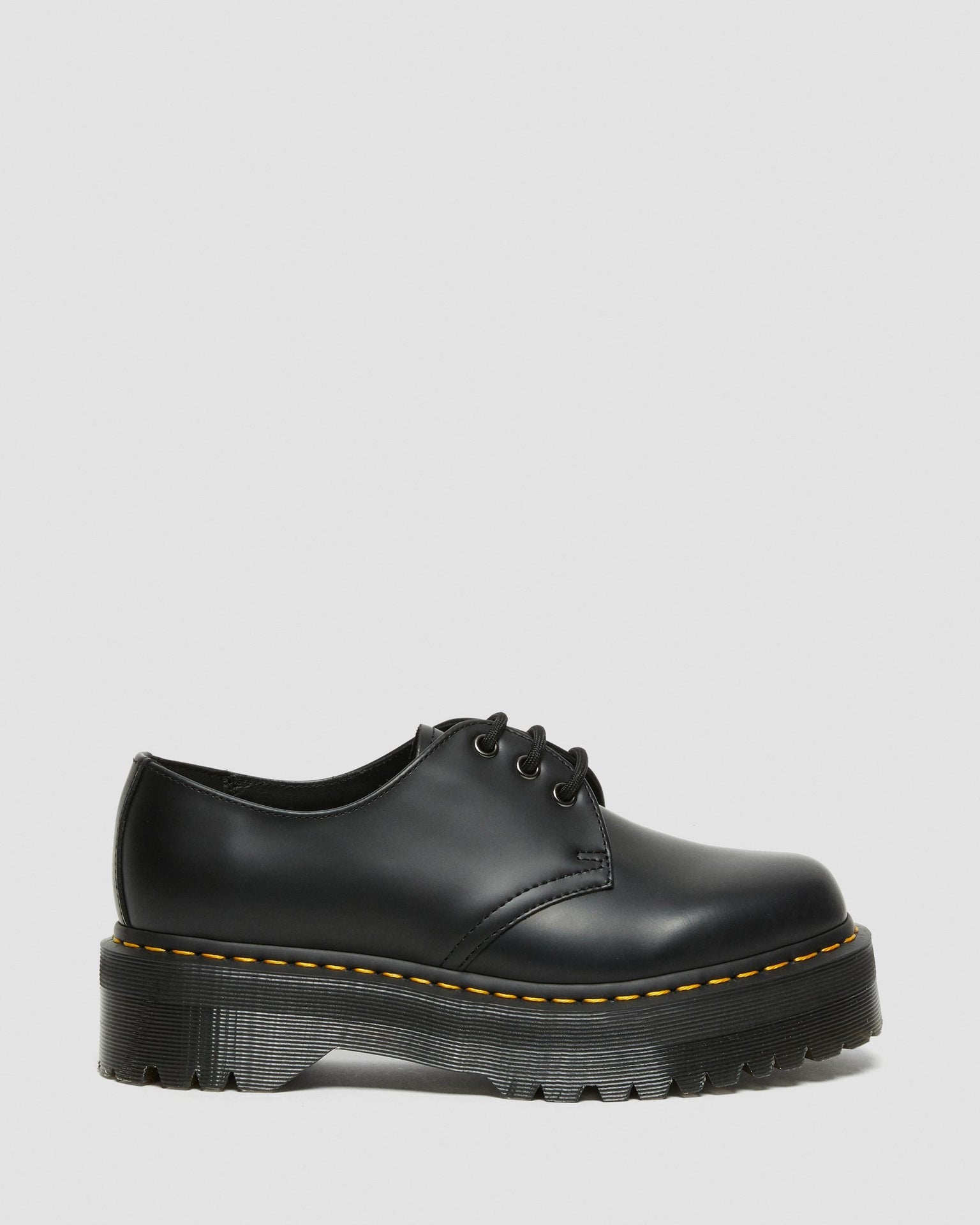 1461 Quad Polished Smooth Leather Oxford Platform Shoes