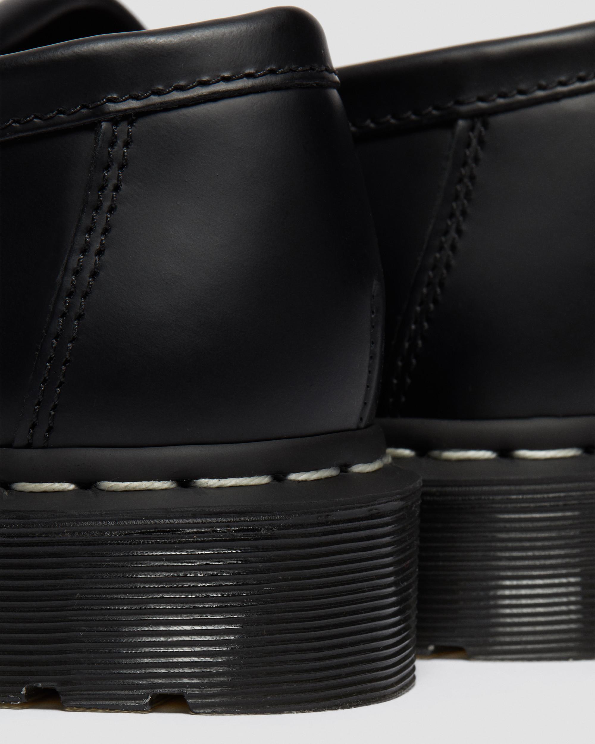 ADRIAN WHITE STITCH SMOOTH LEATHER SHOES