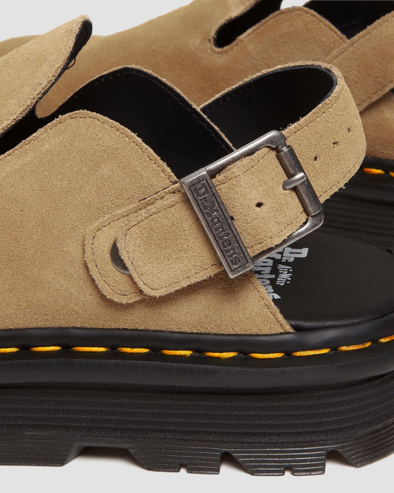 Zebzag Suede Casual Slingback Platform Mules in Savannah Tan