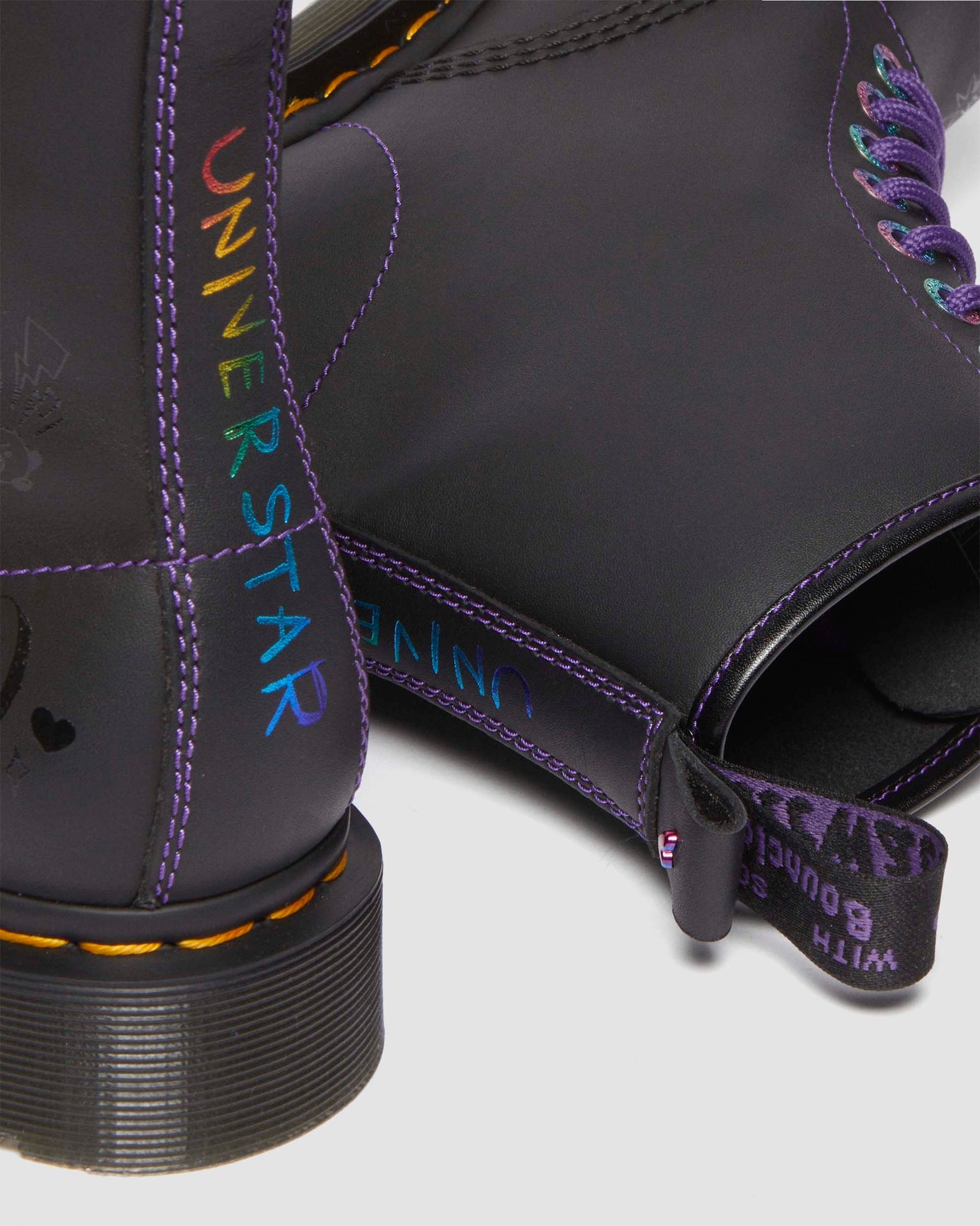 BT21 1460 Nappa Leather Lace Up Ankle Boots