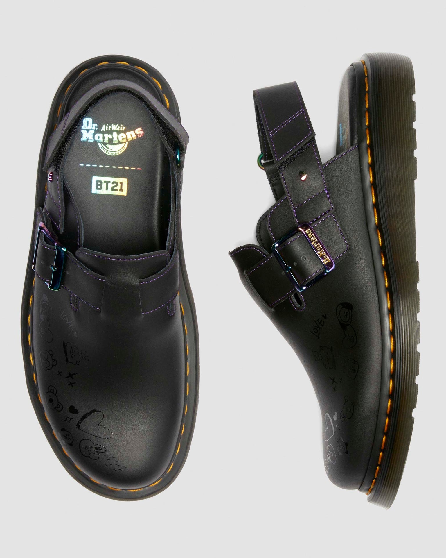 BT21 Jorge Nappa Leather Mules