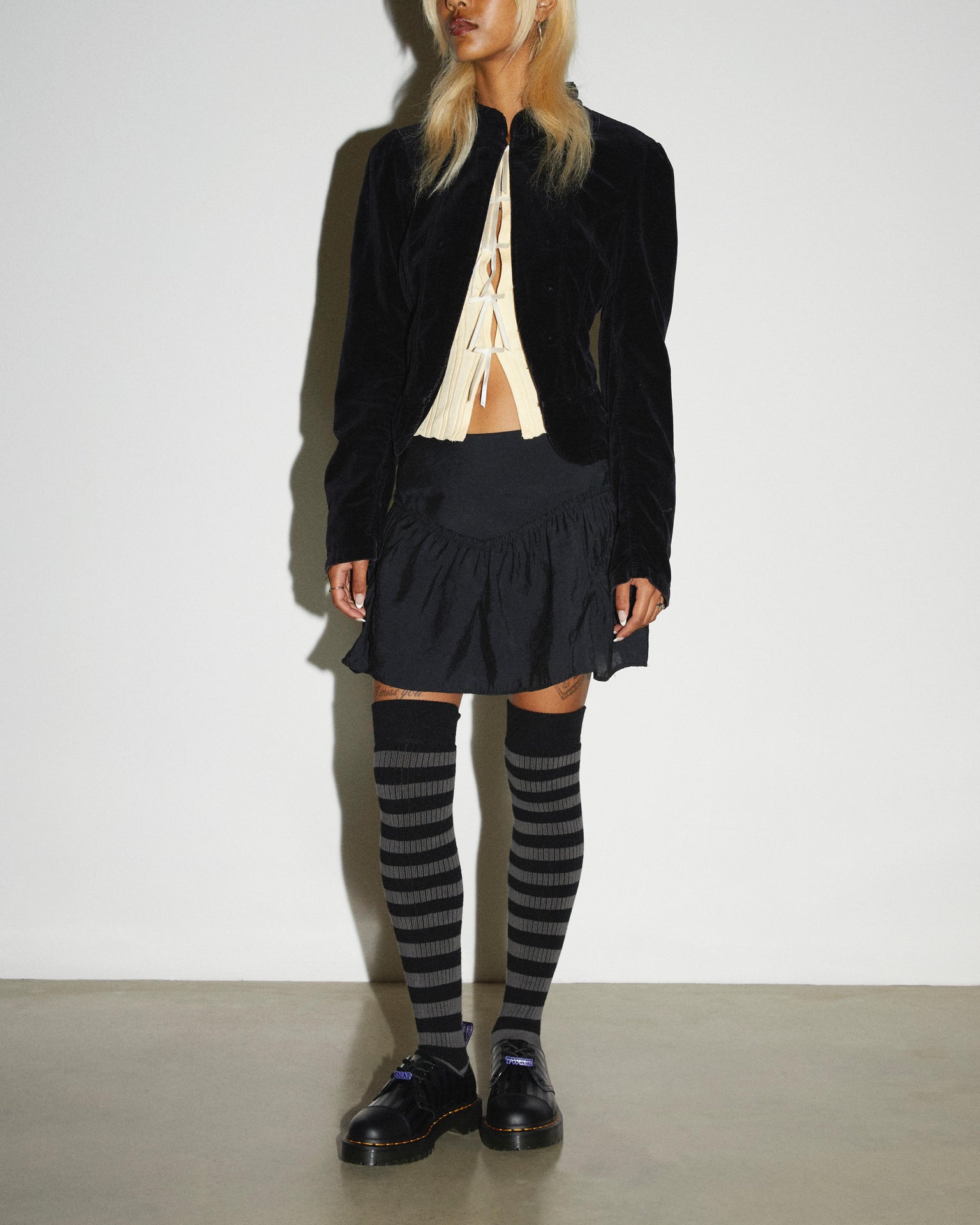 Wednesday 1461 Bex Smooth Leather Oxford Platform Shoes