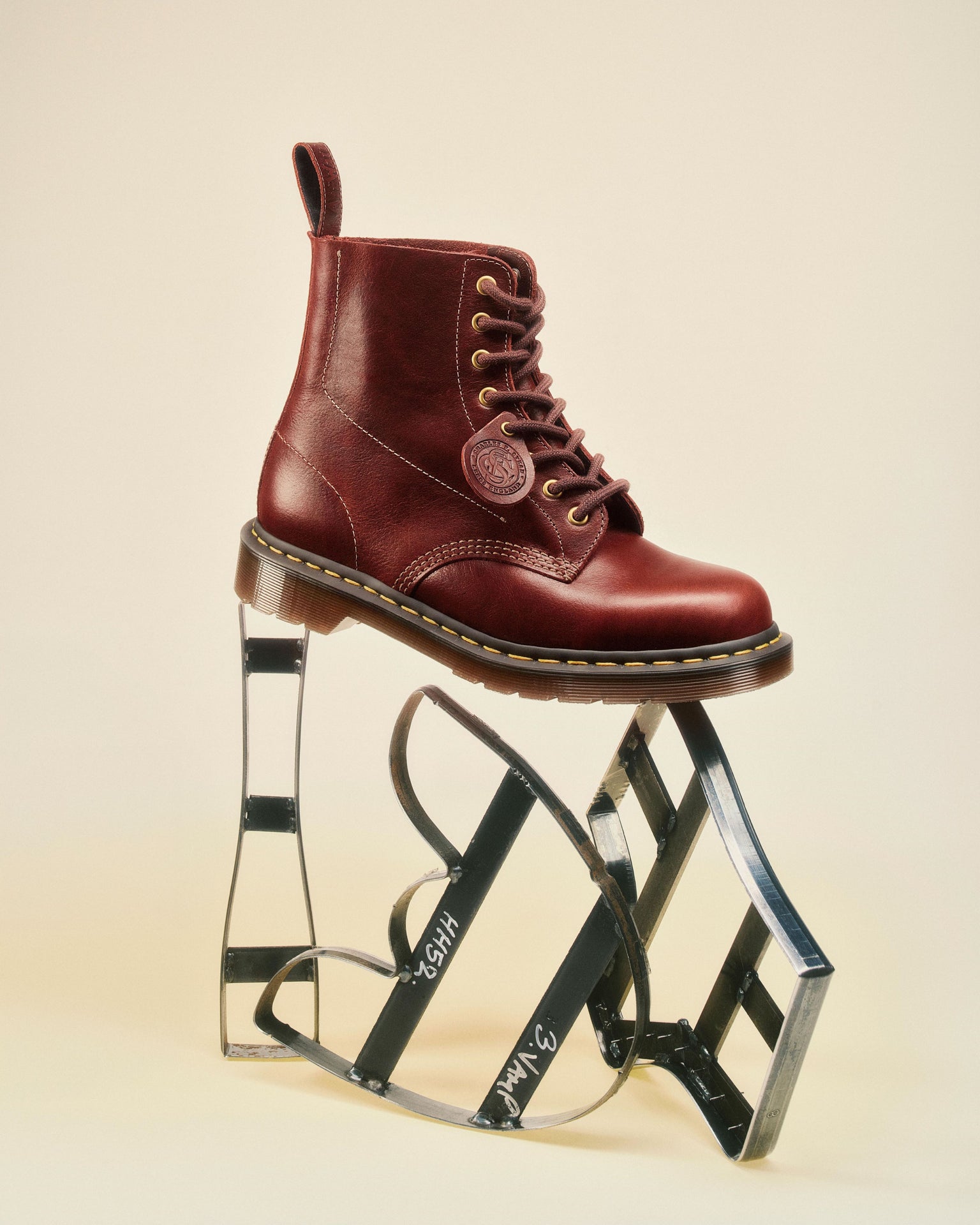 1460 Love Letter Classic Calf Leather Lace Up Ankle Boots