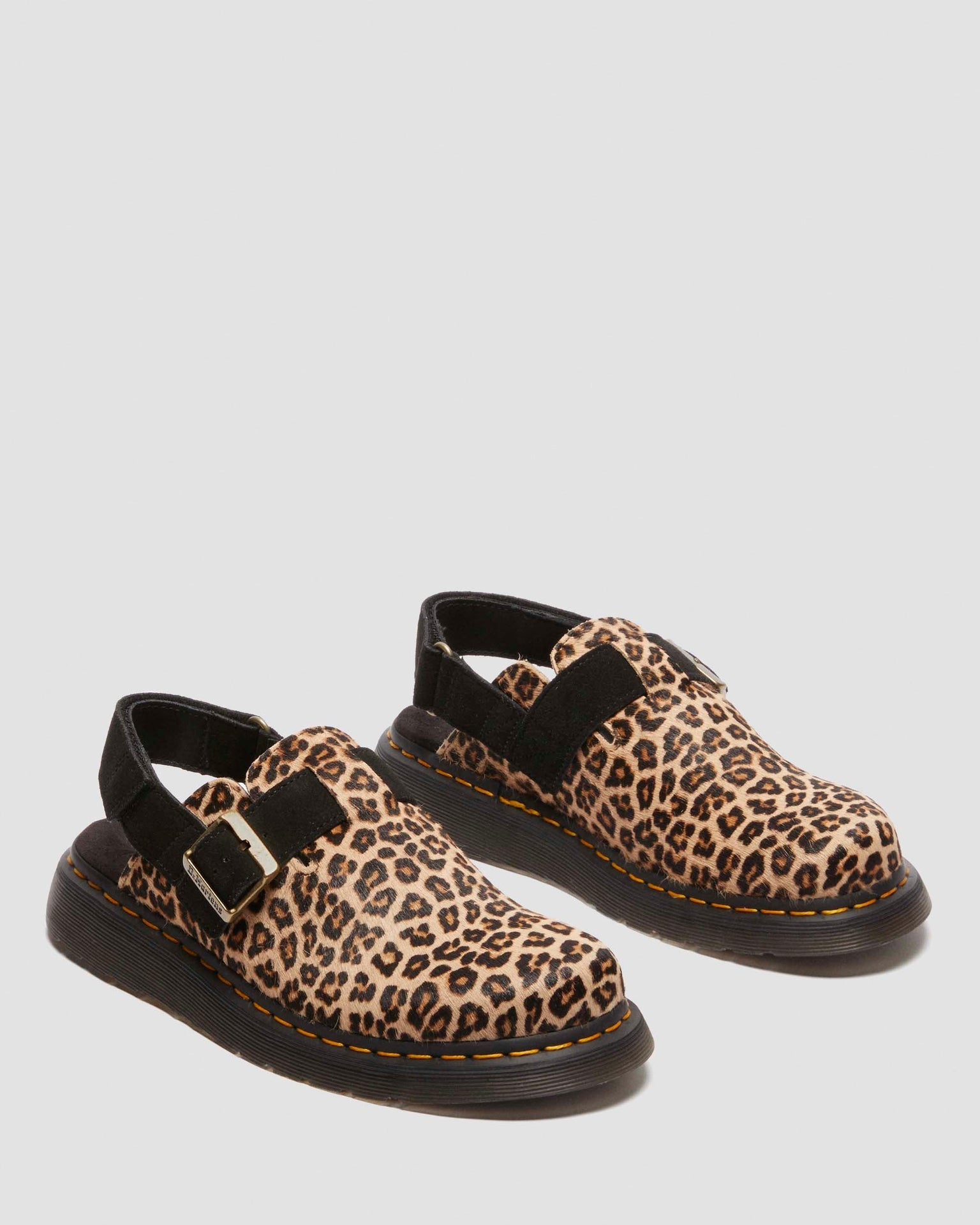 Jorge II Suede and Hair-On Leather Mules