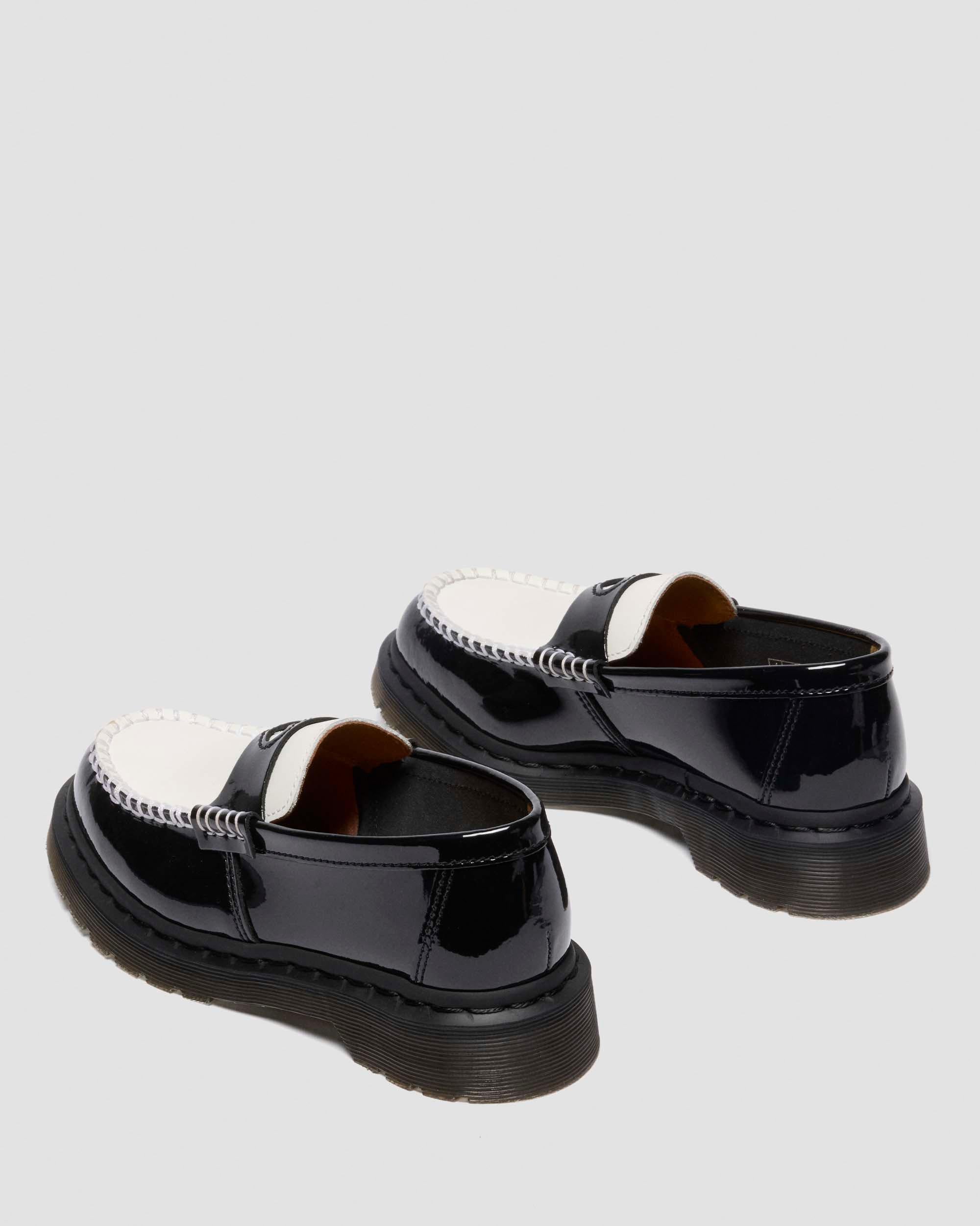 Penton Heart Two-Tone Patent Leather Loafers