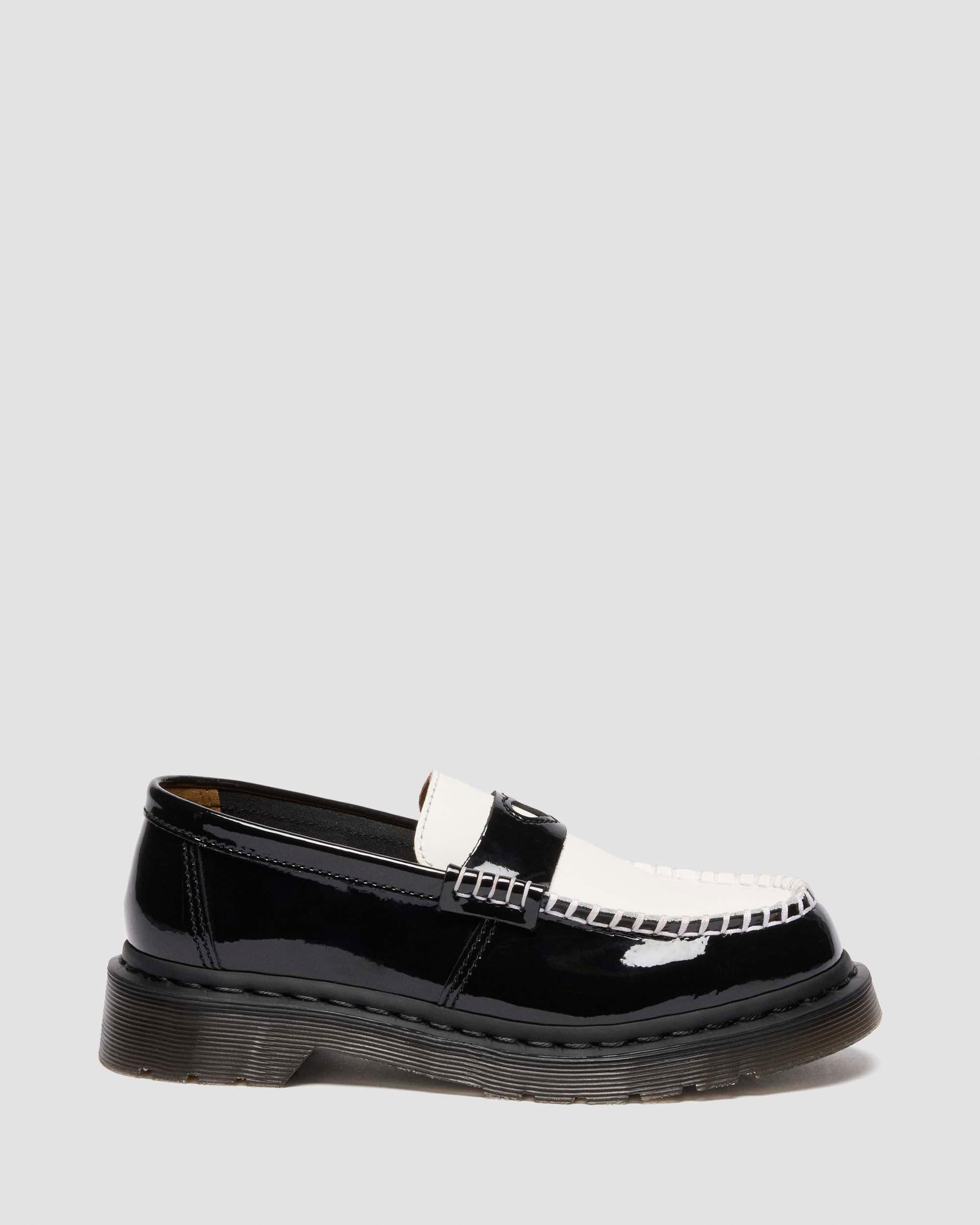 Penton Heart Two-Tone Patent Leather Loafers