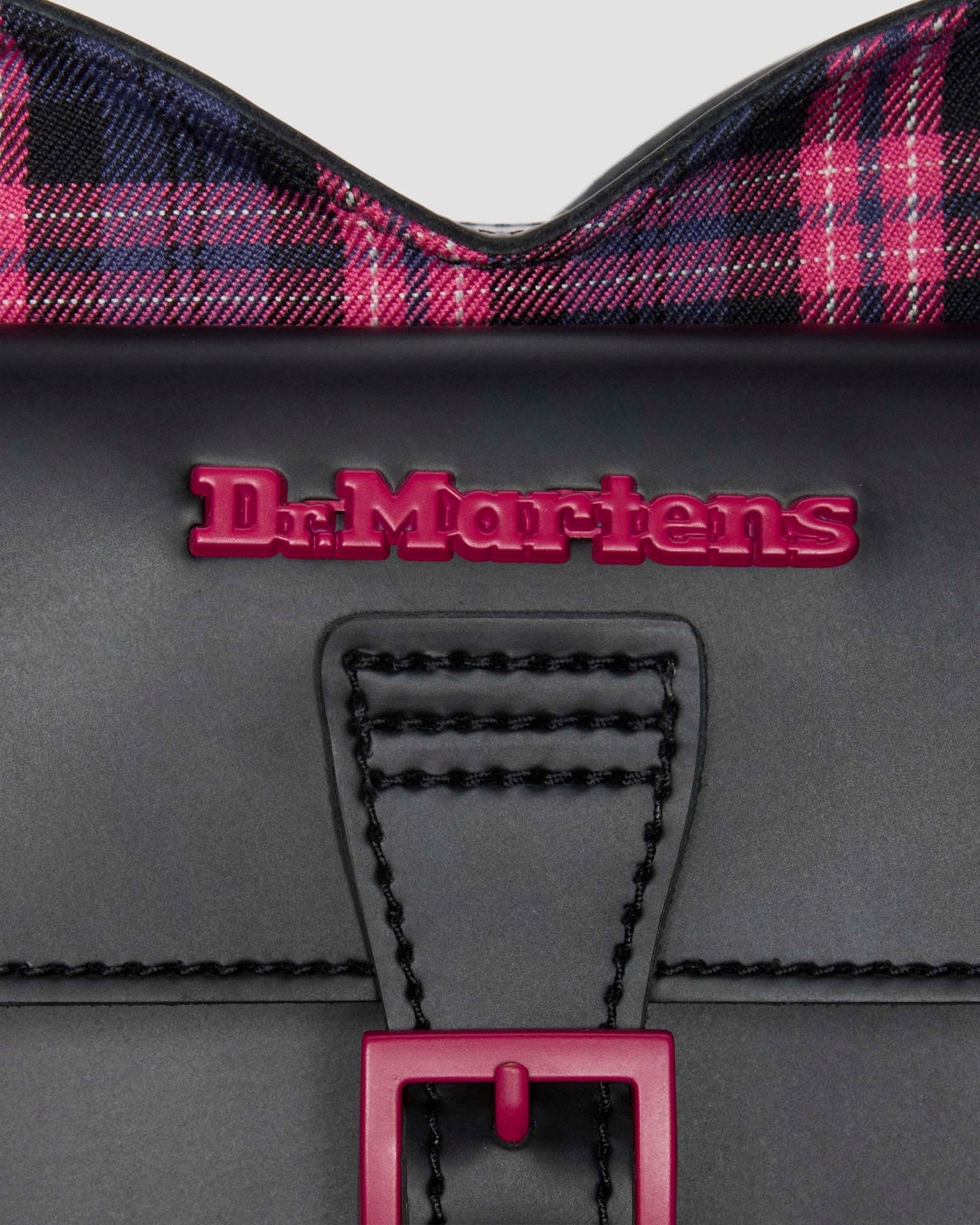 Heart Leather & Tartan Backpack