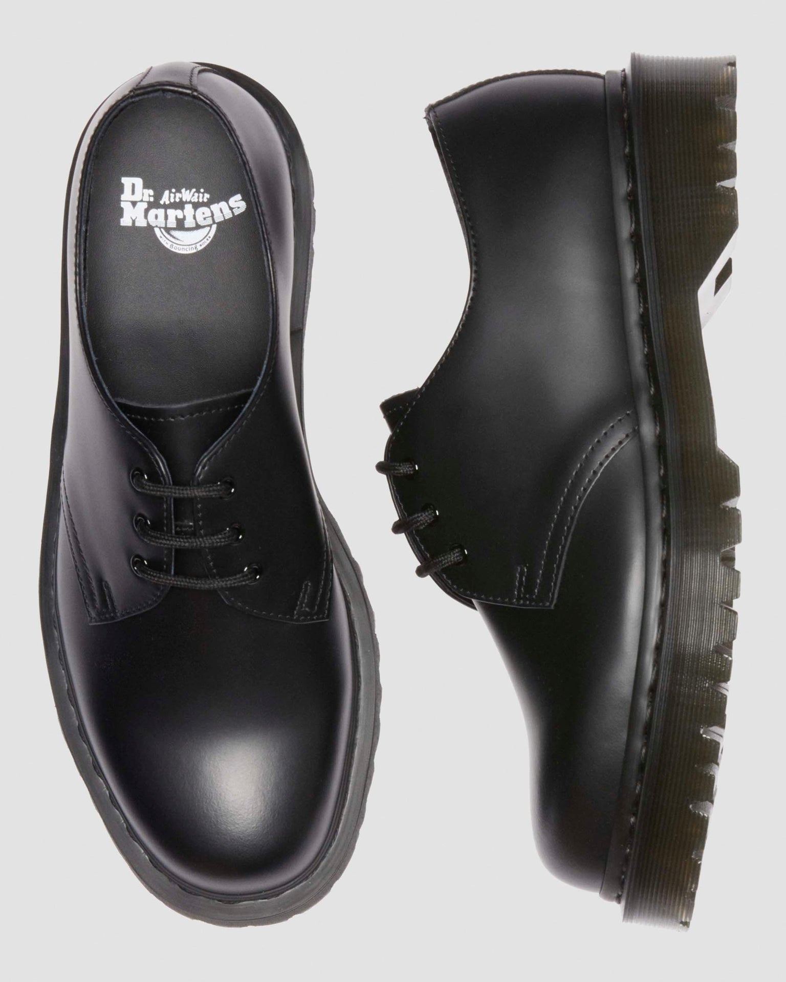 1461 Bex Mono Smooth Leather Oxford Platform Shoes