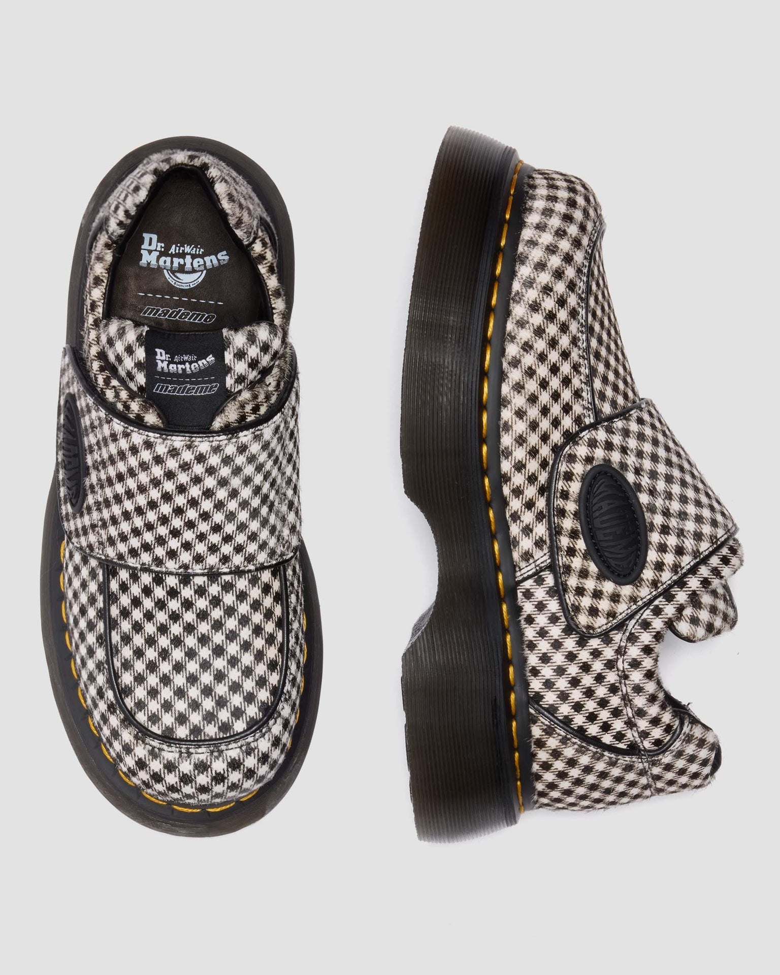 Buzz Strap MadeMe Hair-On Leather Shoes