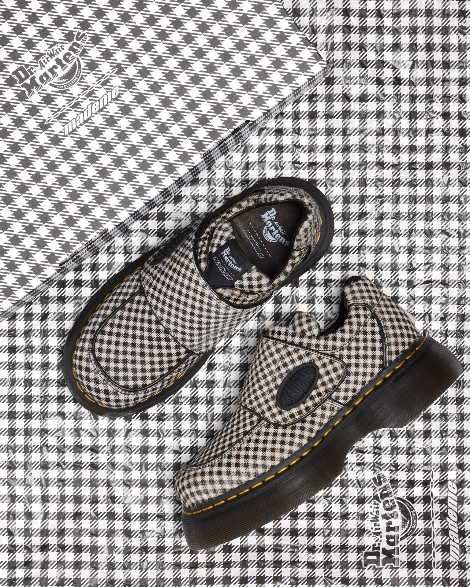 Buzz Strap MadeMe Hair-On Leather Shoes