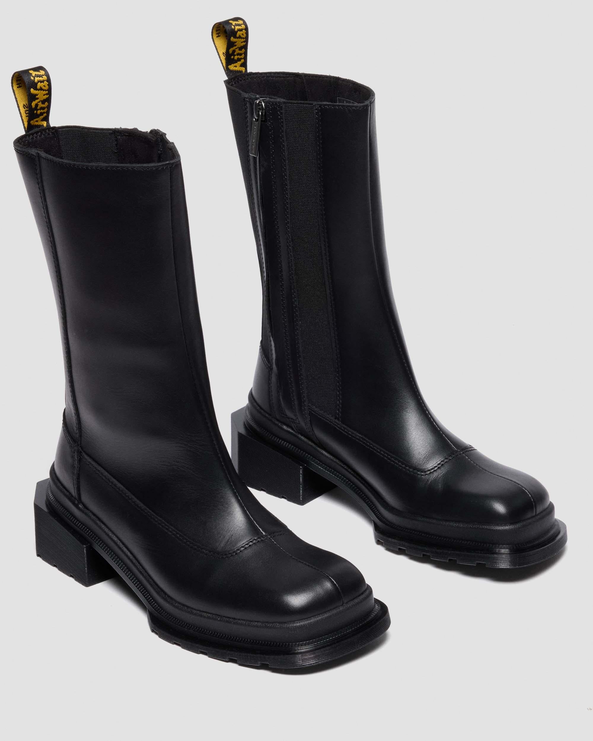 Maybole Hi Square Toe Leather Chelsea Boots