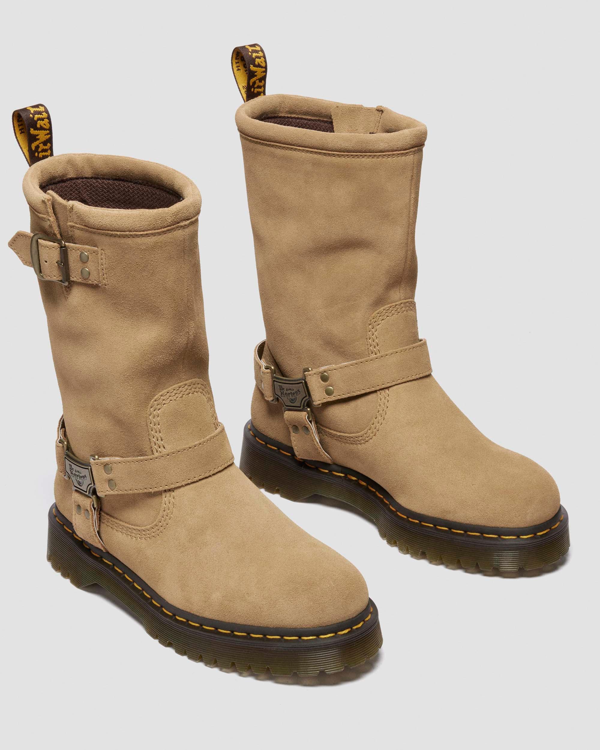 Anistone Hi Suede Biker Boots