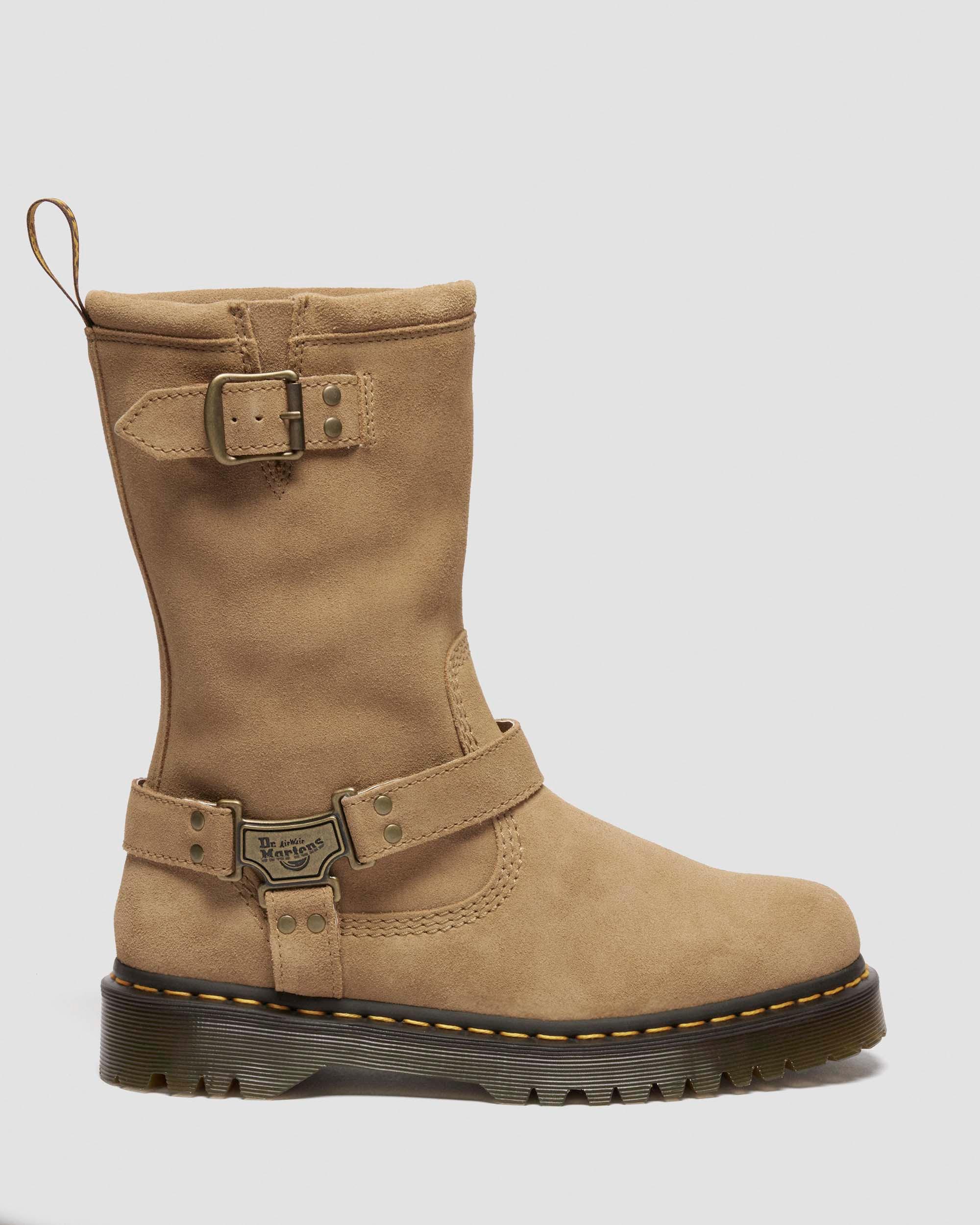 Anistone Hi Suede Biker Boots