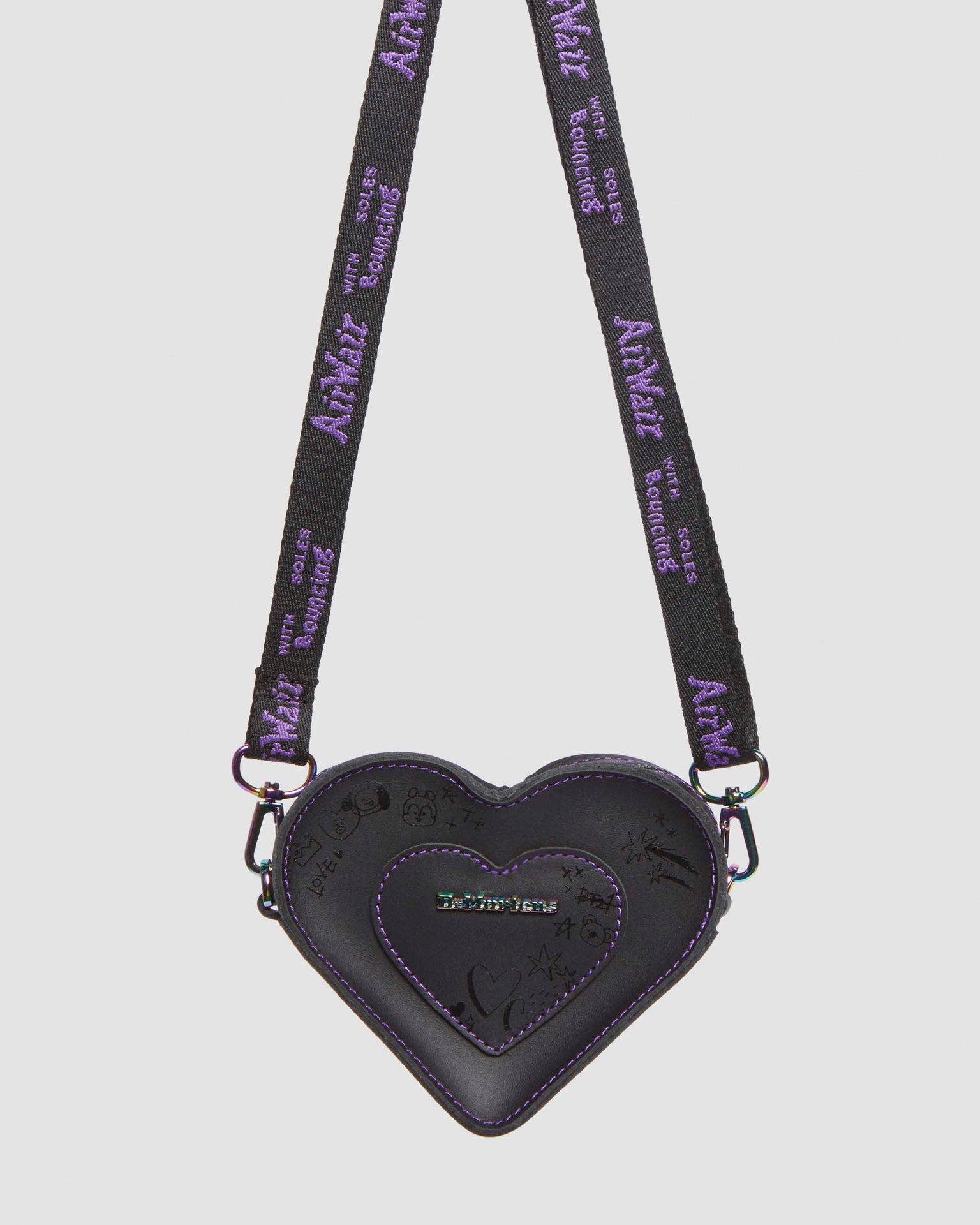 BT21 Mini Heart Leather Bag