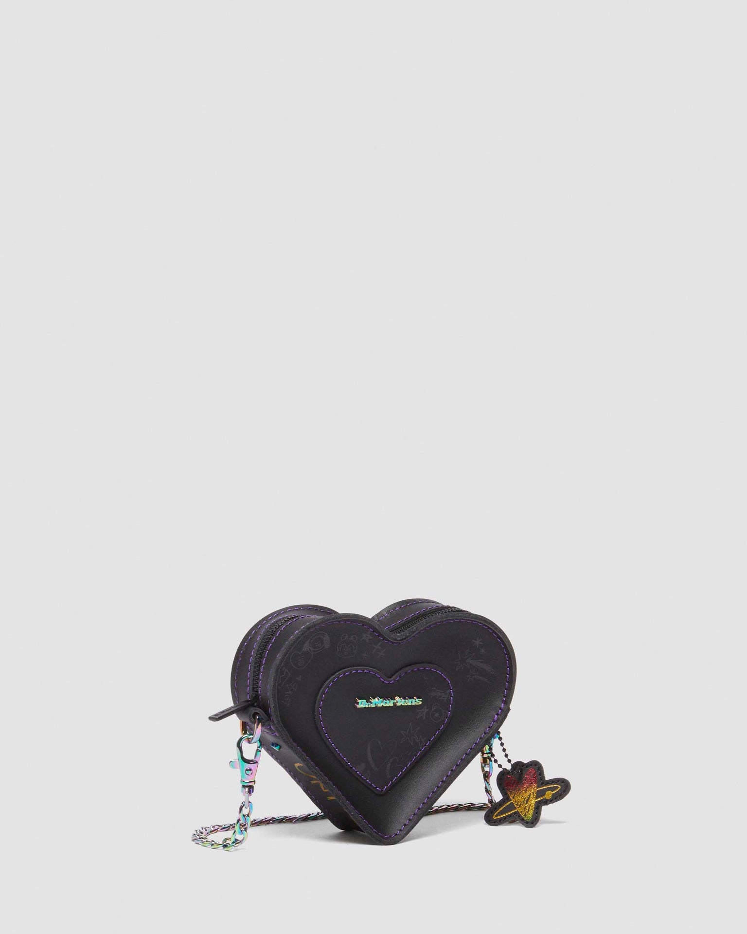 BT21 Mini Heart Leather Bag