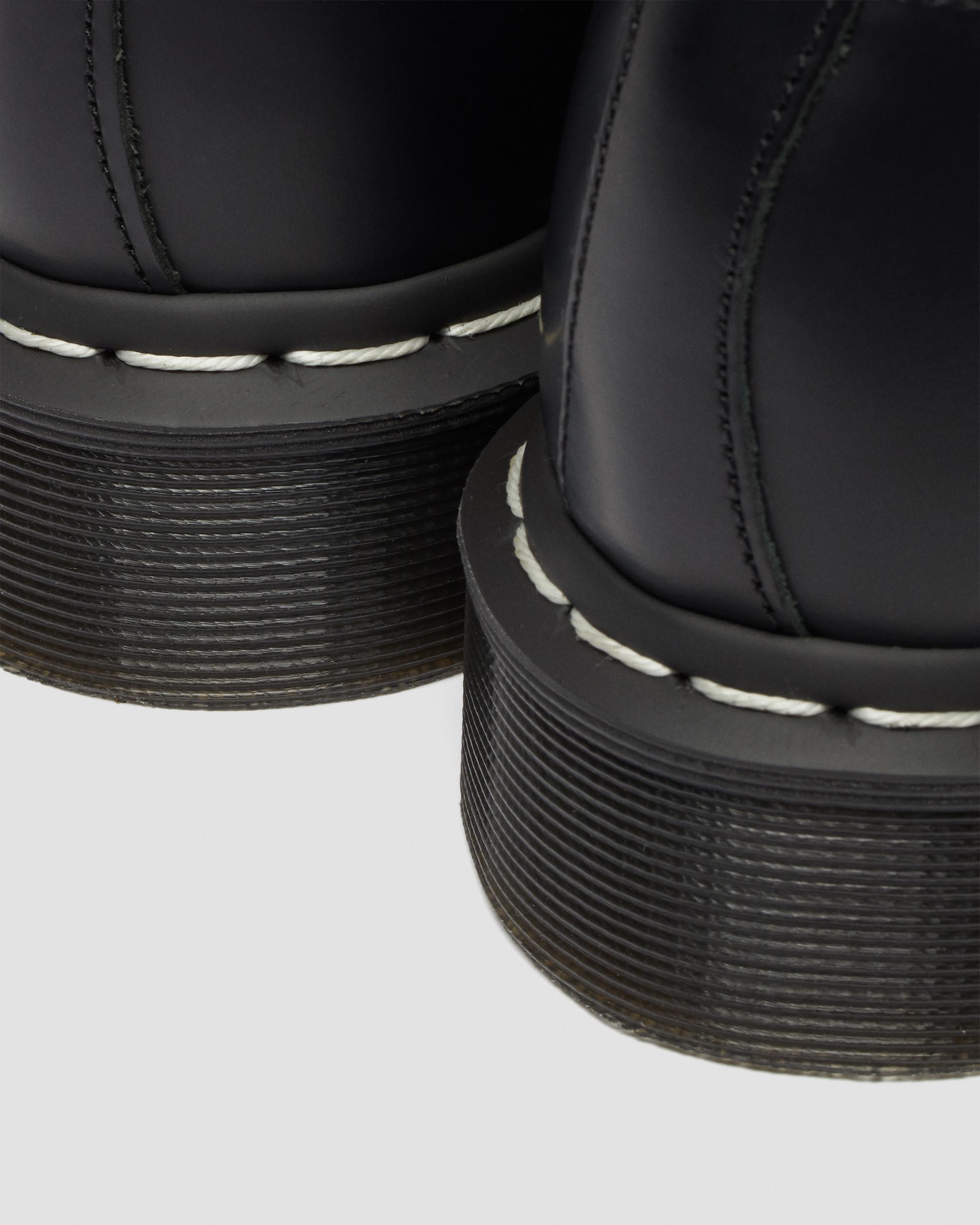 1461 白色縫線 光面皮革 牛津鞋