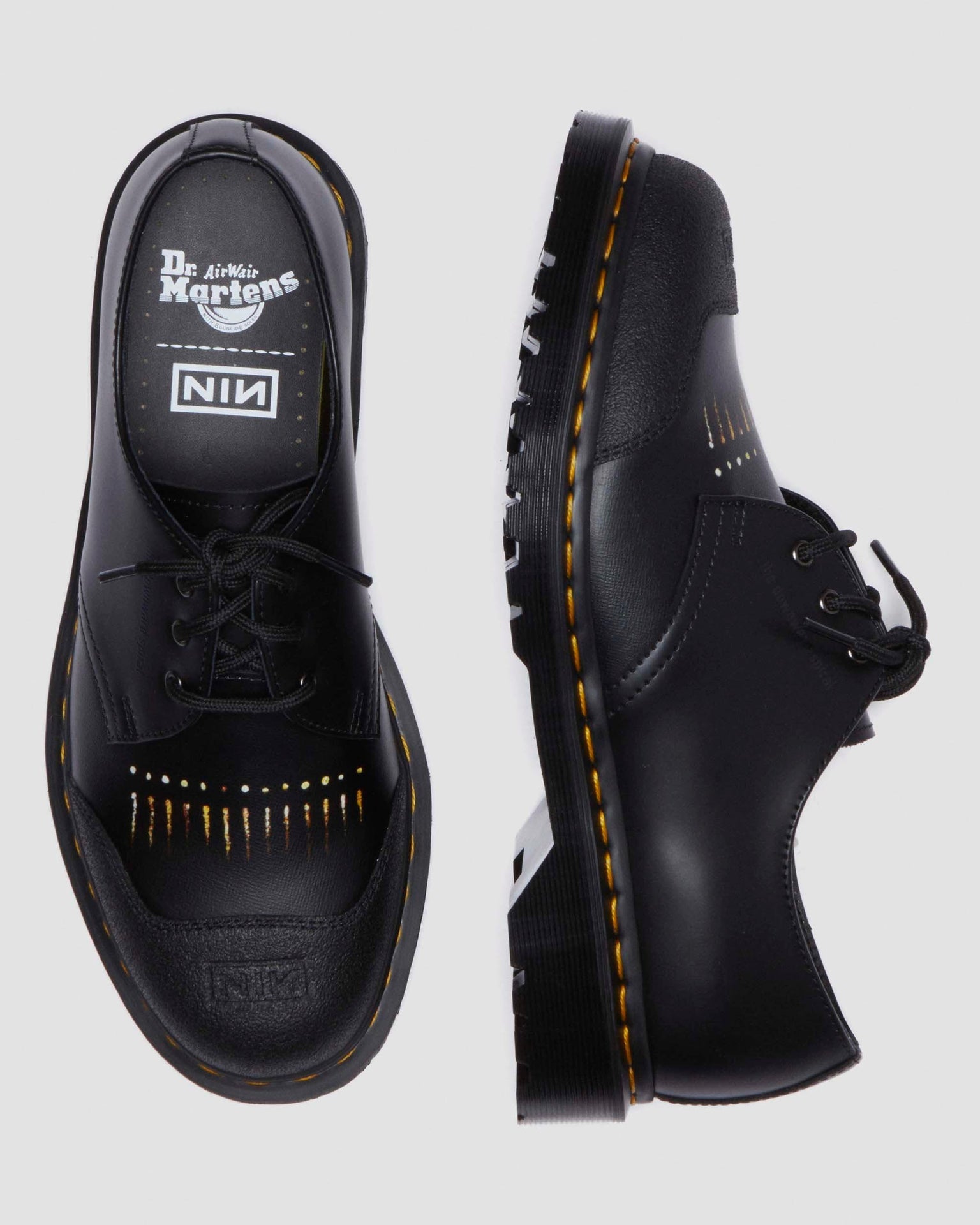 Nine Inch Nails 1461 Leather Oxford Shoes