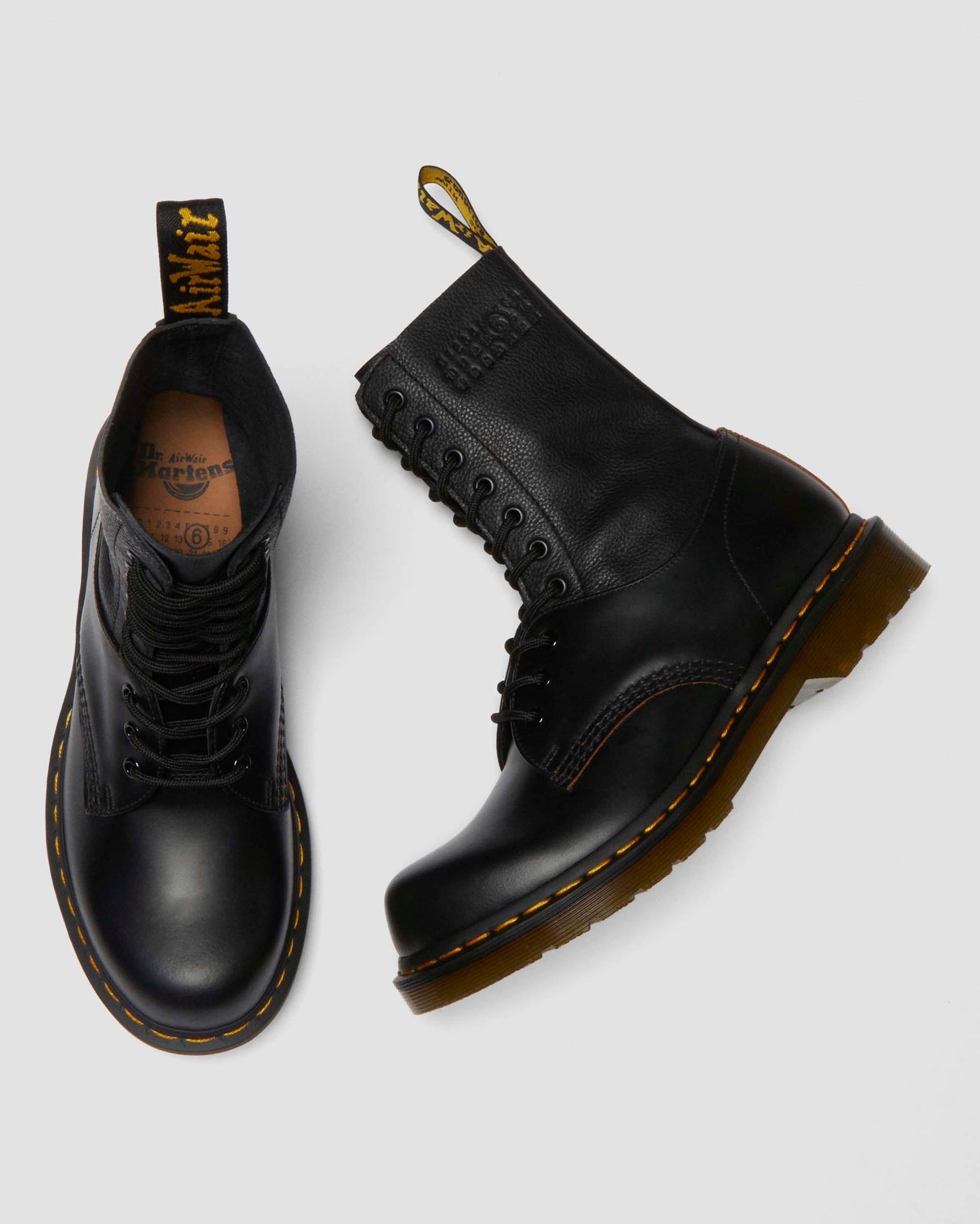 MM6 聯名系列 1490 / 1461 皮革 10孔高筒靴