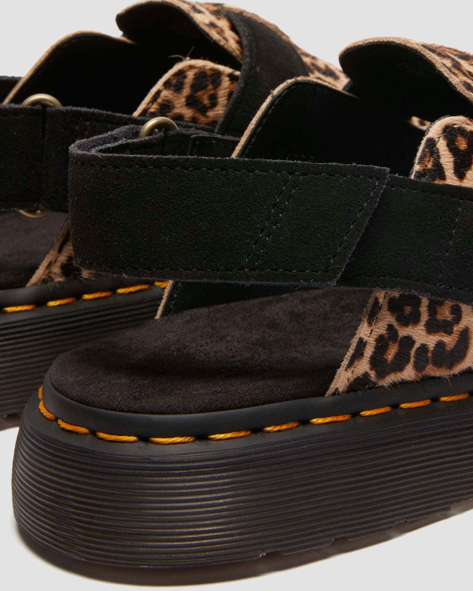 Jorge II Suede and Hair-On Leather Mules