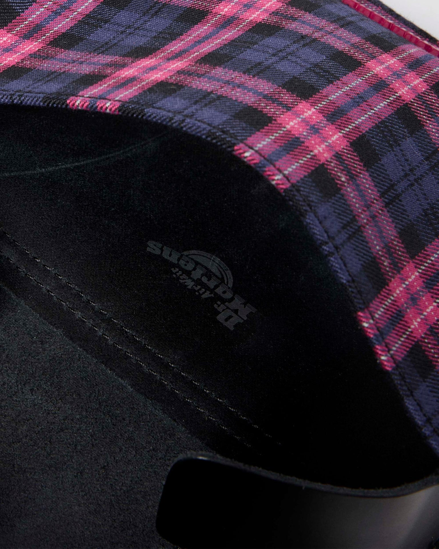 7" Leather & Tartan Satchel