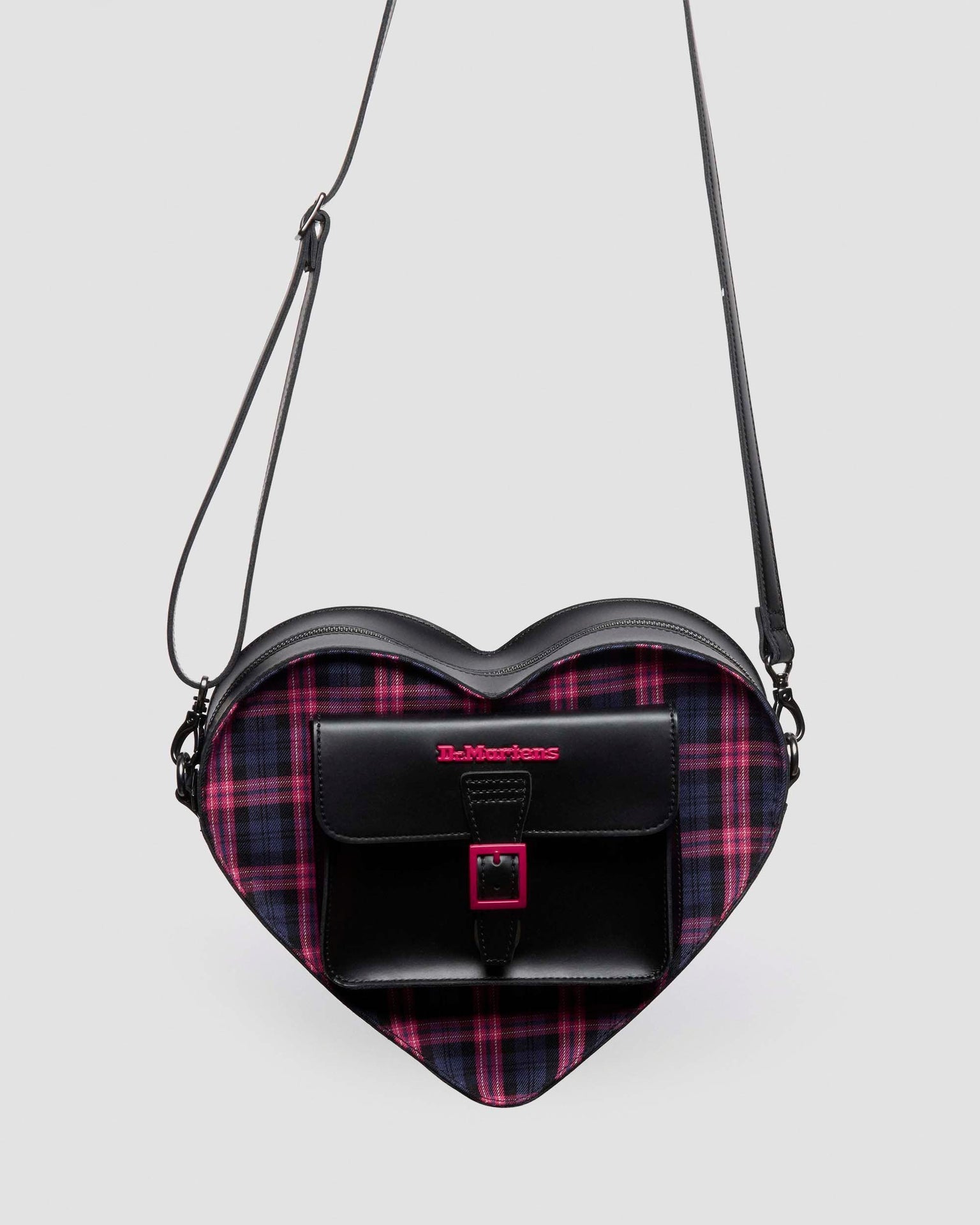 Heart Leather & Tartan Backpack