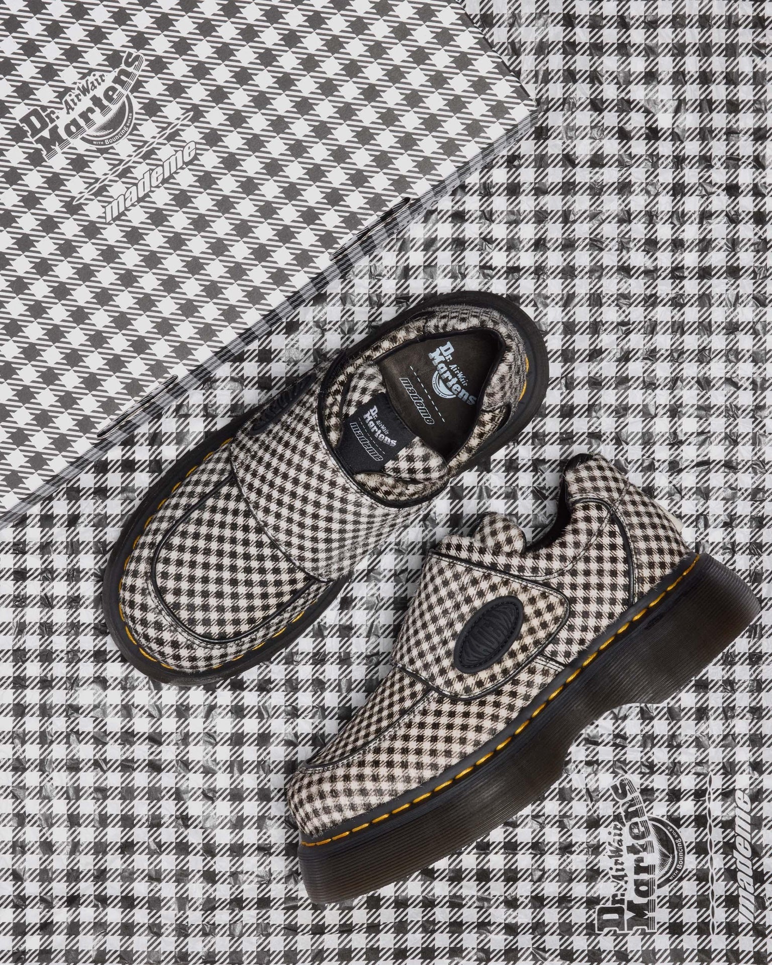 Buzz Strap MadeMe Hair-On Leather Shoes