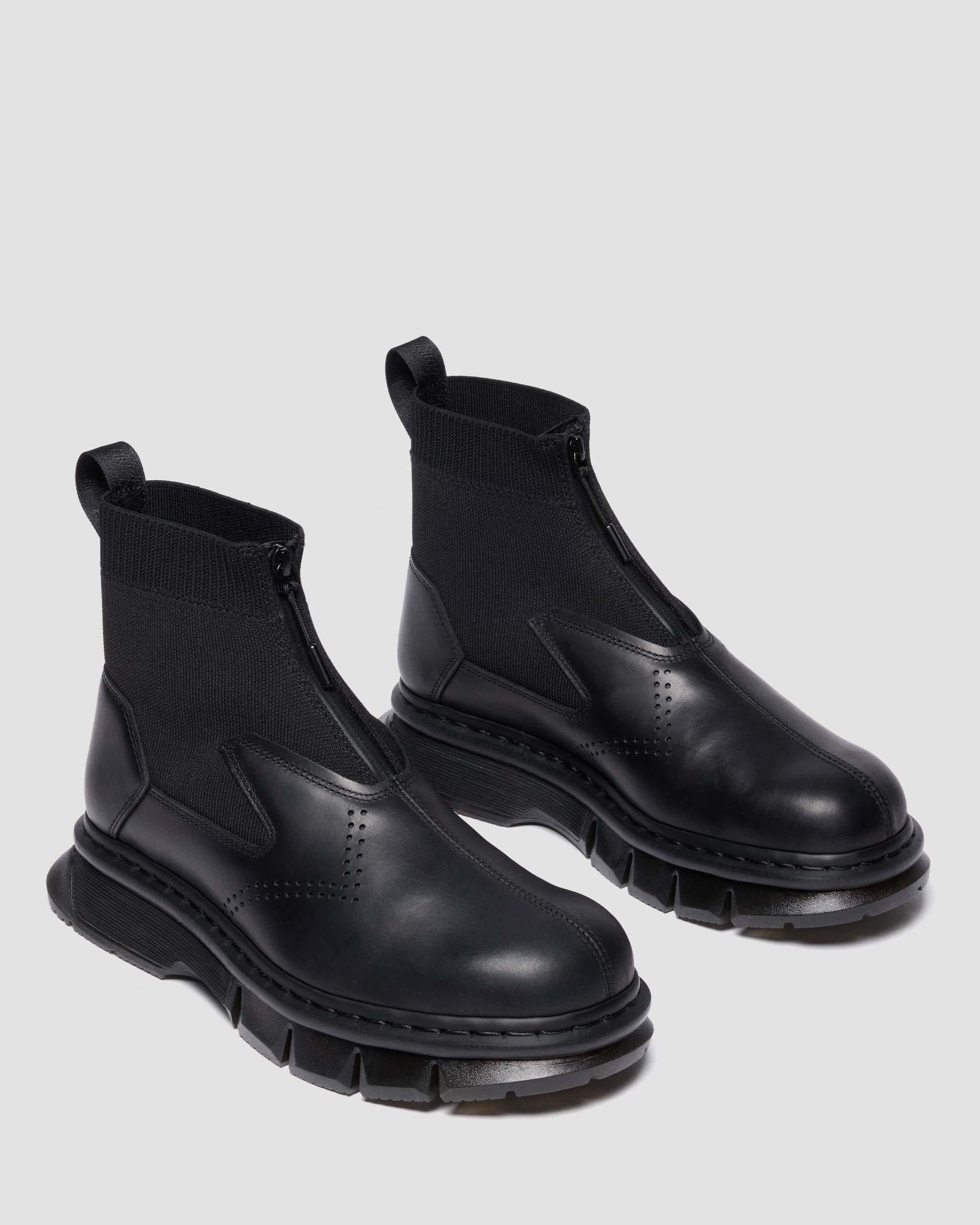 14XX Qubist Zip Orleans Leather Boots