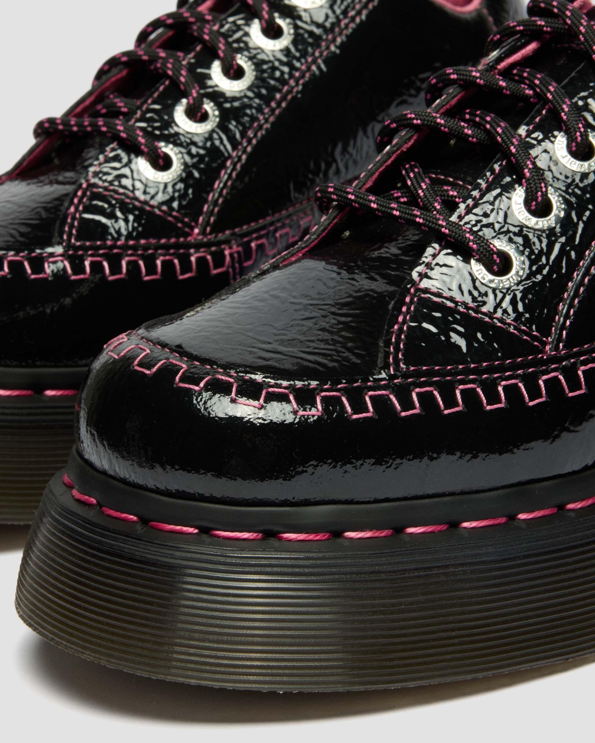 Buzz 5孔Distressed漆皮鞋