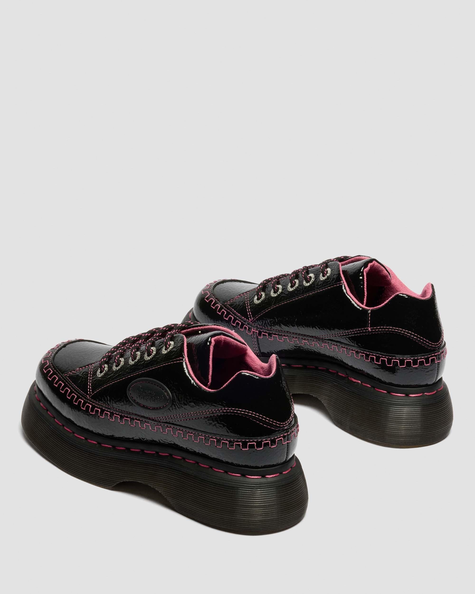 Buzz 5孔Distressed漆皮鞋