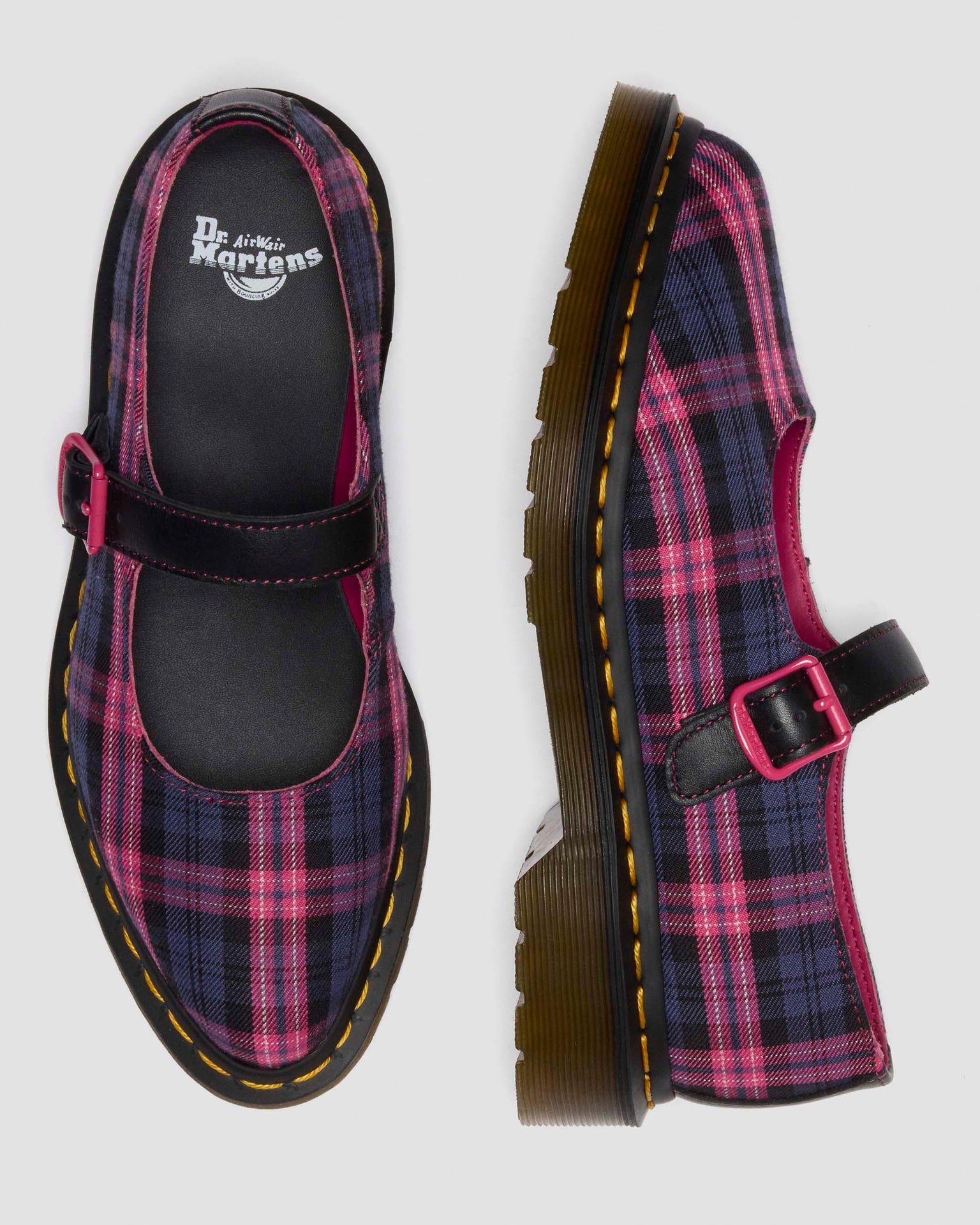 Elphie Tartan Mary Jane Shoes