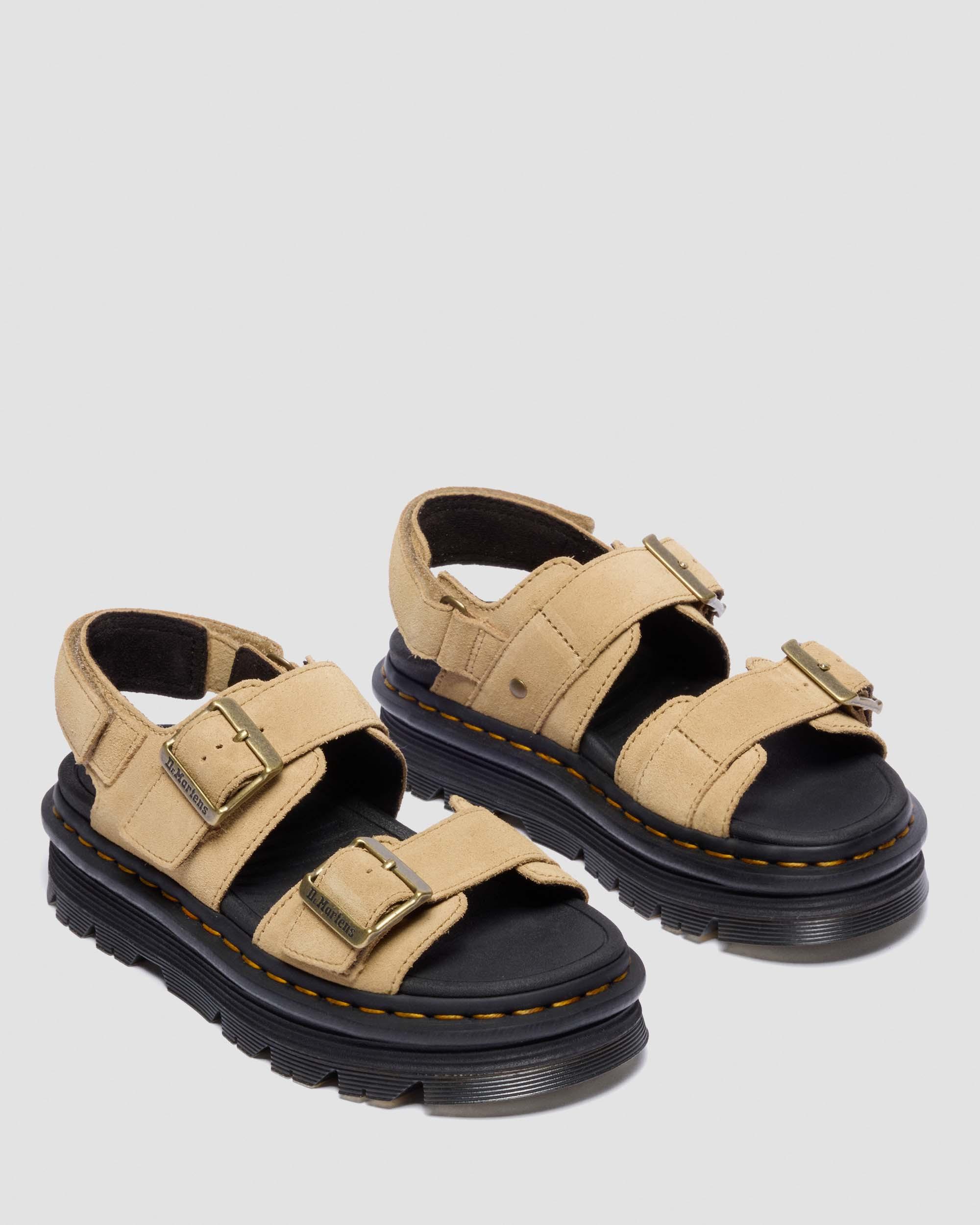 Zebzag Suede Platform Sandals