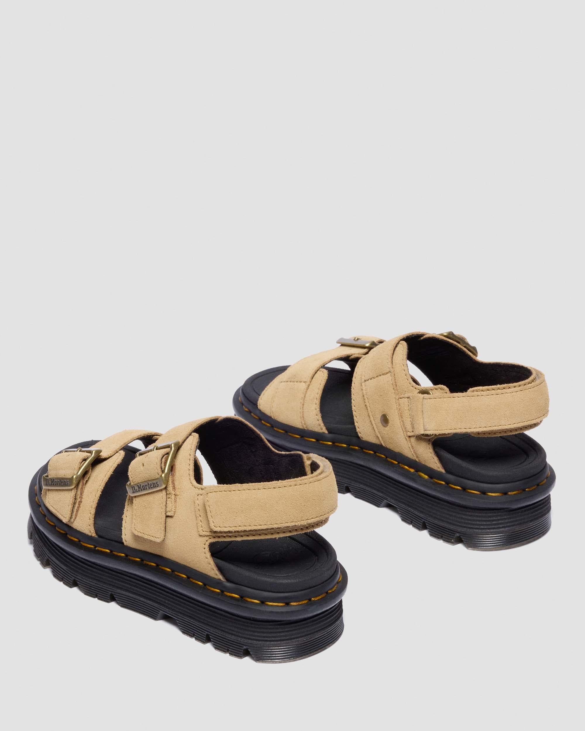 Zebzag Suede Platform Sandals