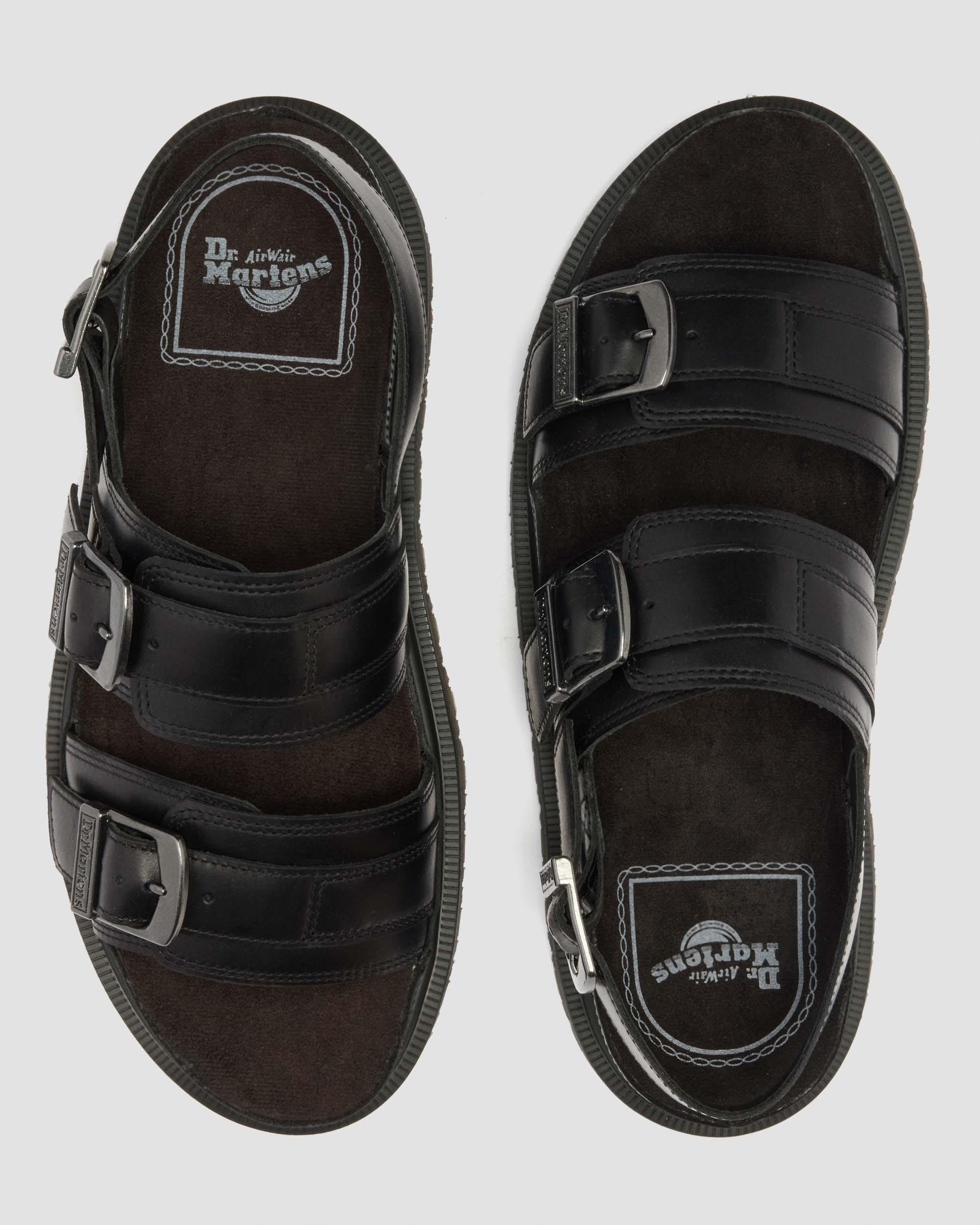 San Two Strap Orleans Leather Sandals