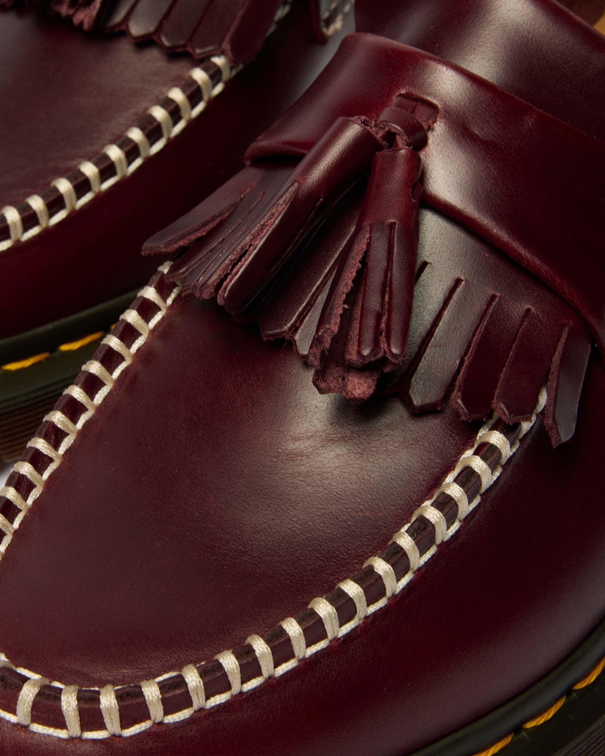 Adrian流蘇Orleans 皮革樂福鞋