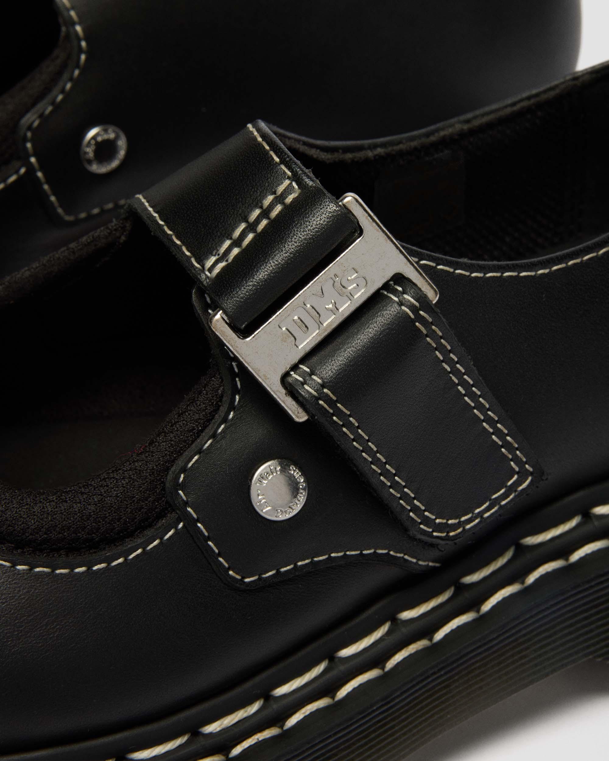 Mary Jane Bex雙針縫線厚底皮革鞋