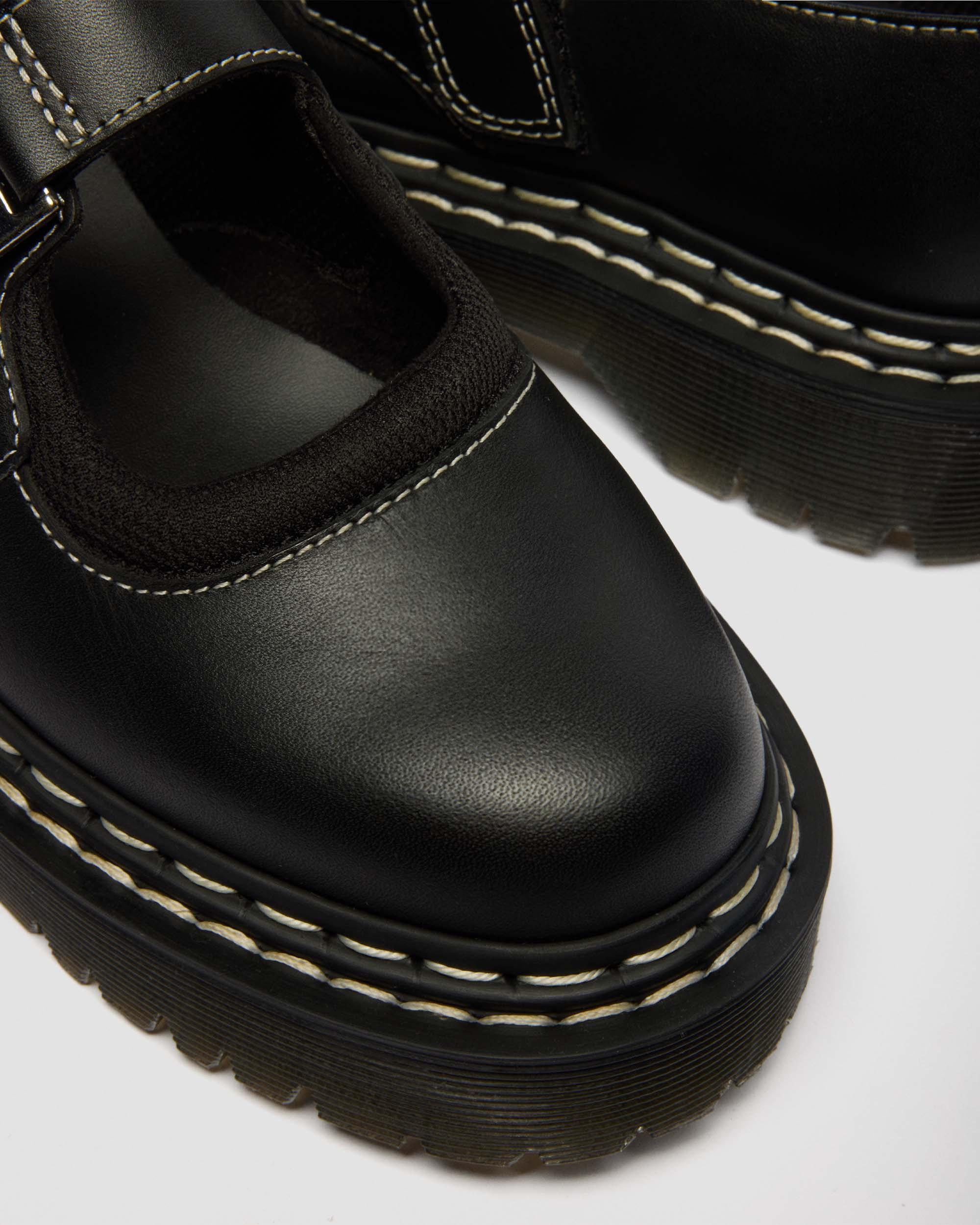 Mary Jane Bex雙針縫線厚底皮革鞋