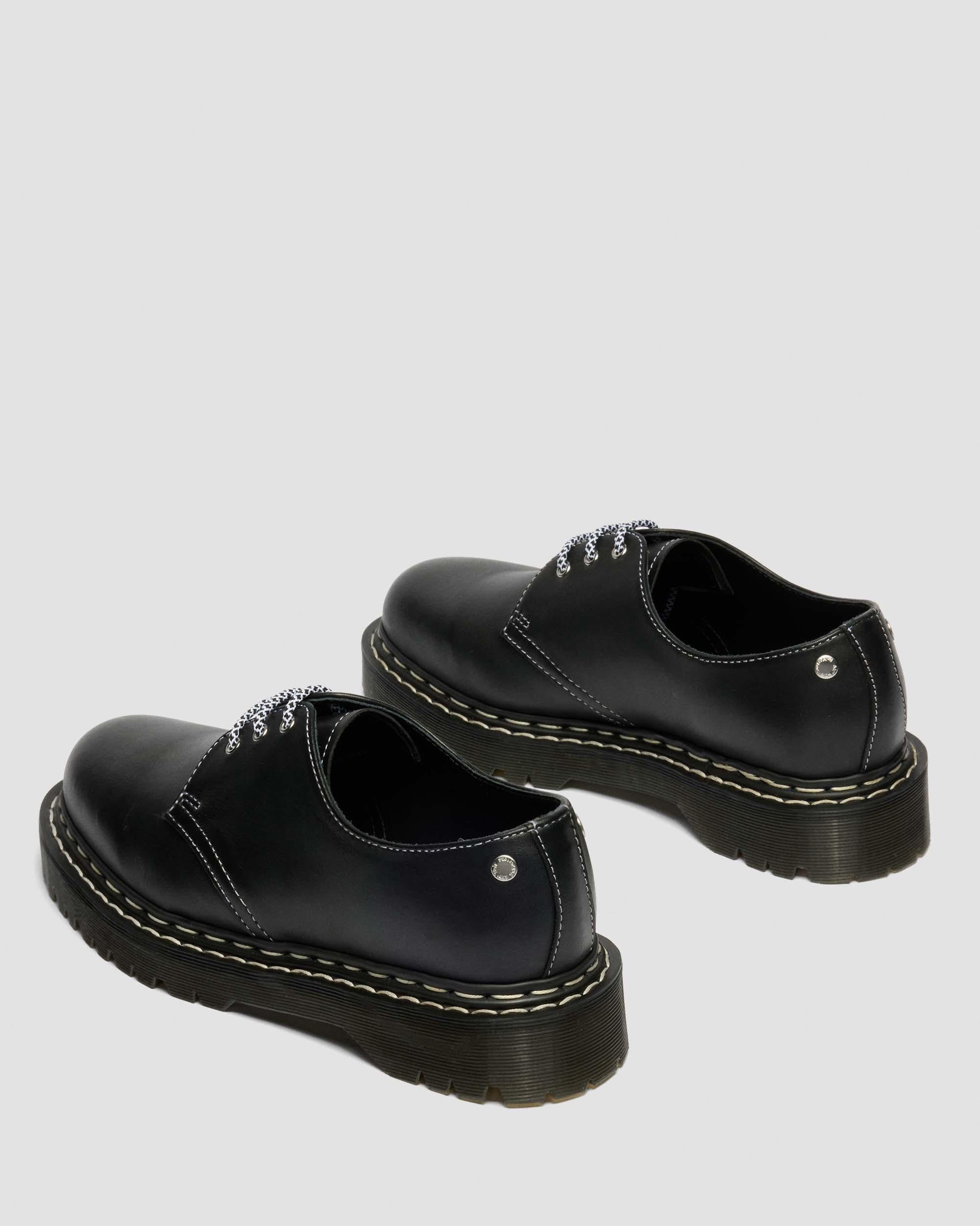 1461 Bex雙針縫線厚底皮革牛津鞋