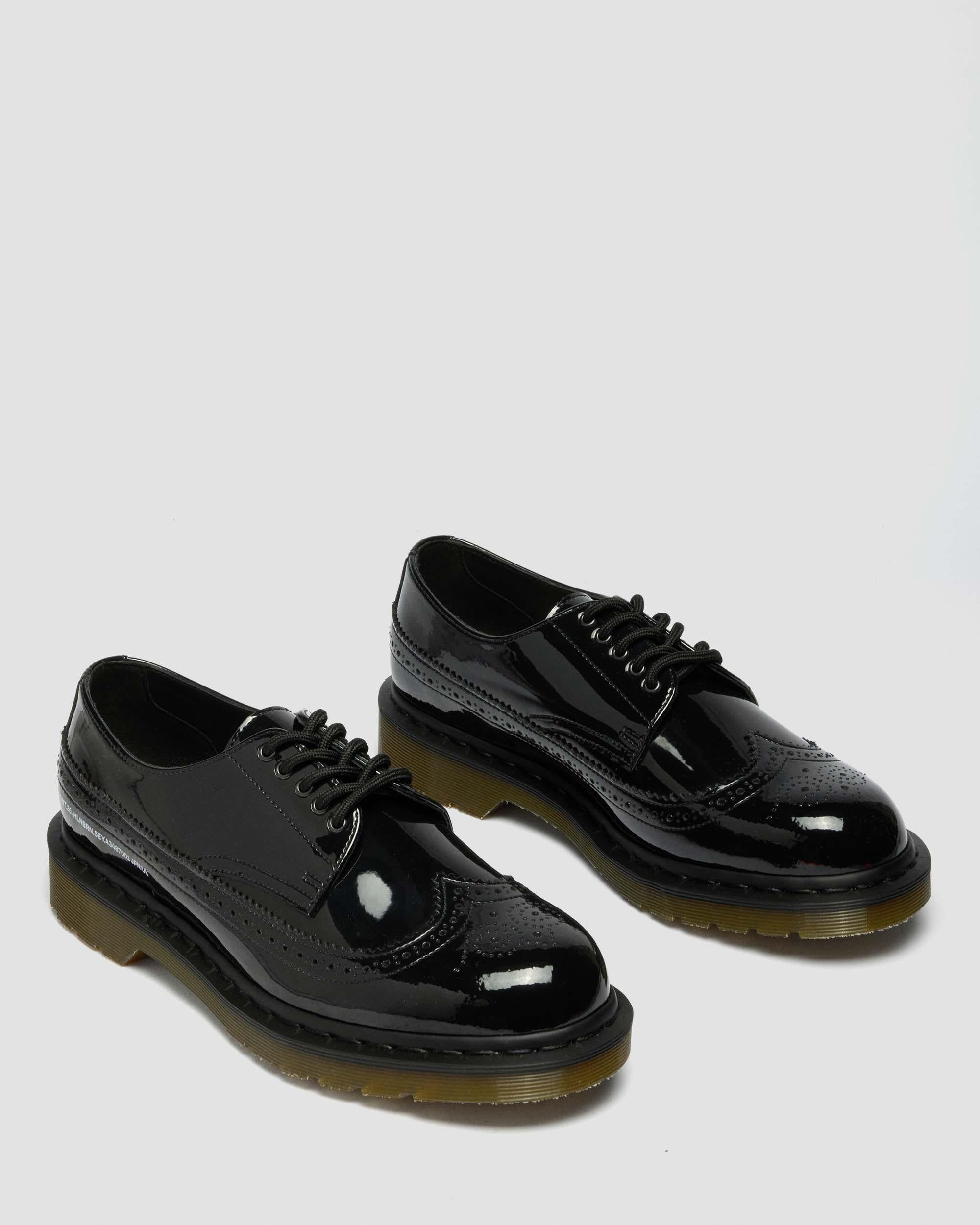 Dr. Martens X Fragment Hollingborn Brogue Patent Leather Oxford Shoes