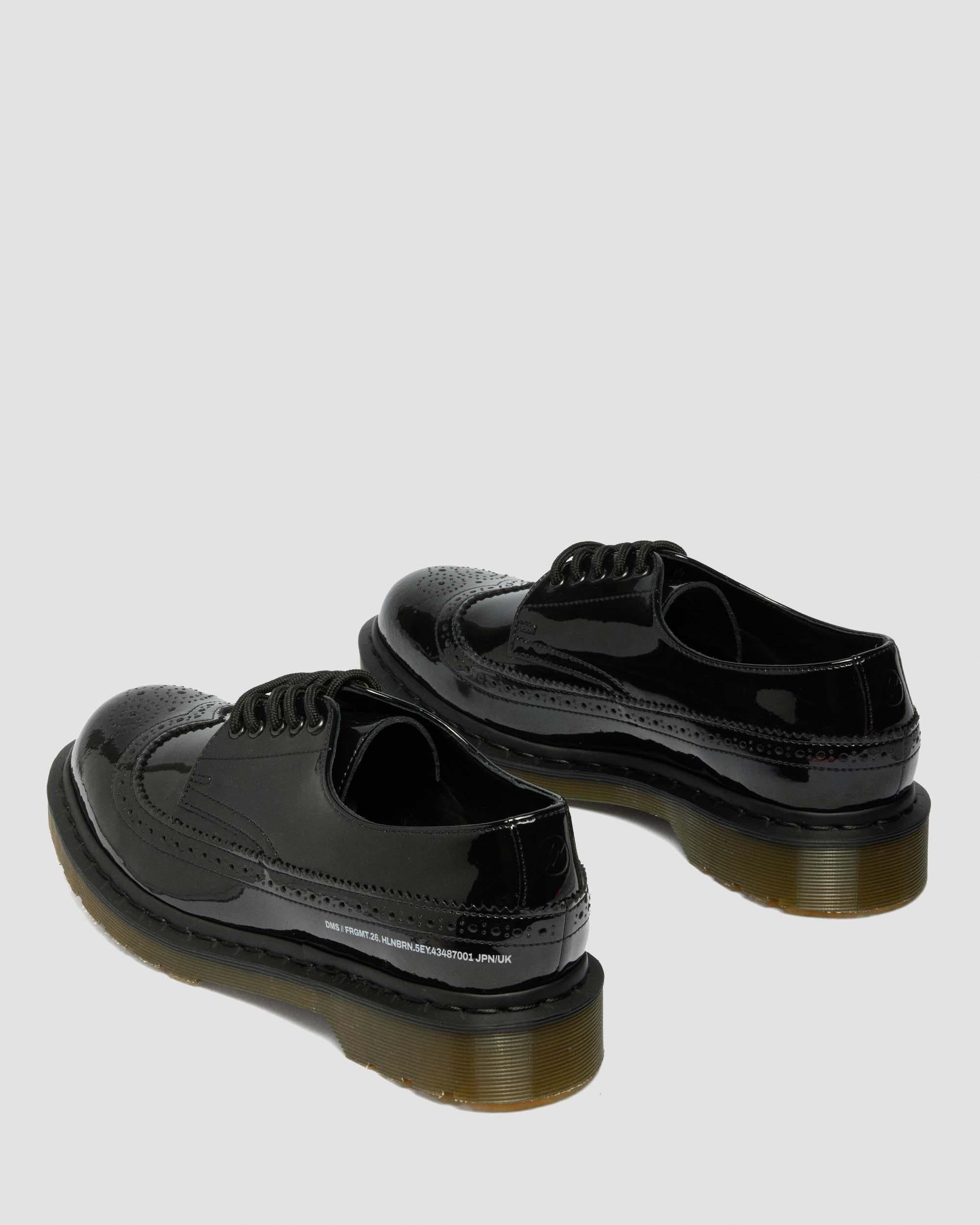 Dr. Martens X Fragment Hollingborn Brogue Patent Leather Oxford Shoes