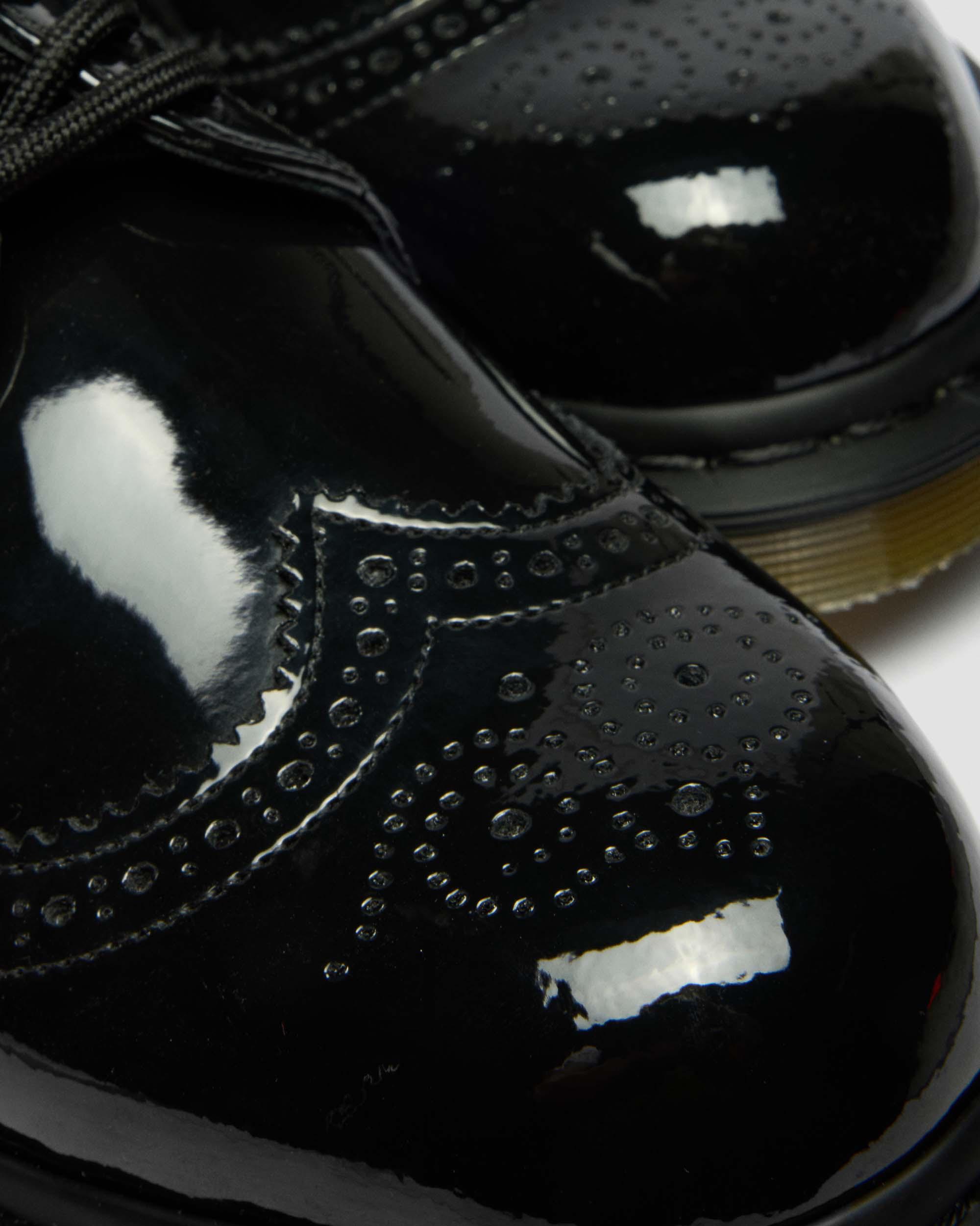 Dr. Martens X Fragment Hollingborn Brogue Patent Leather Oxford Shoes