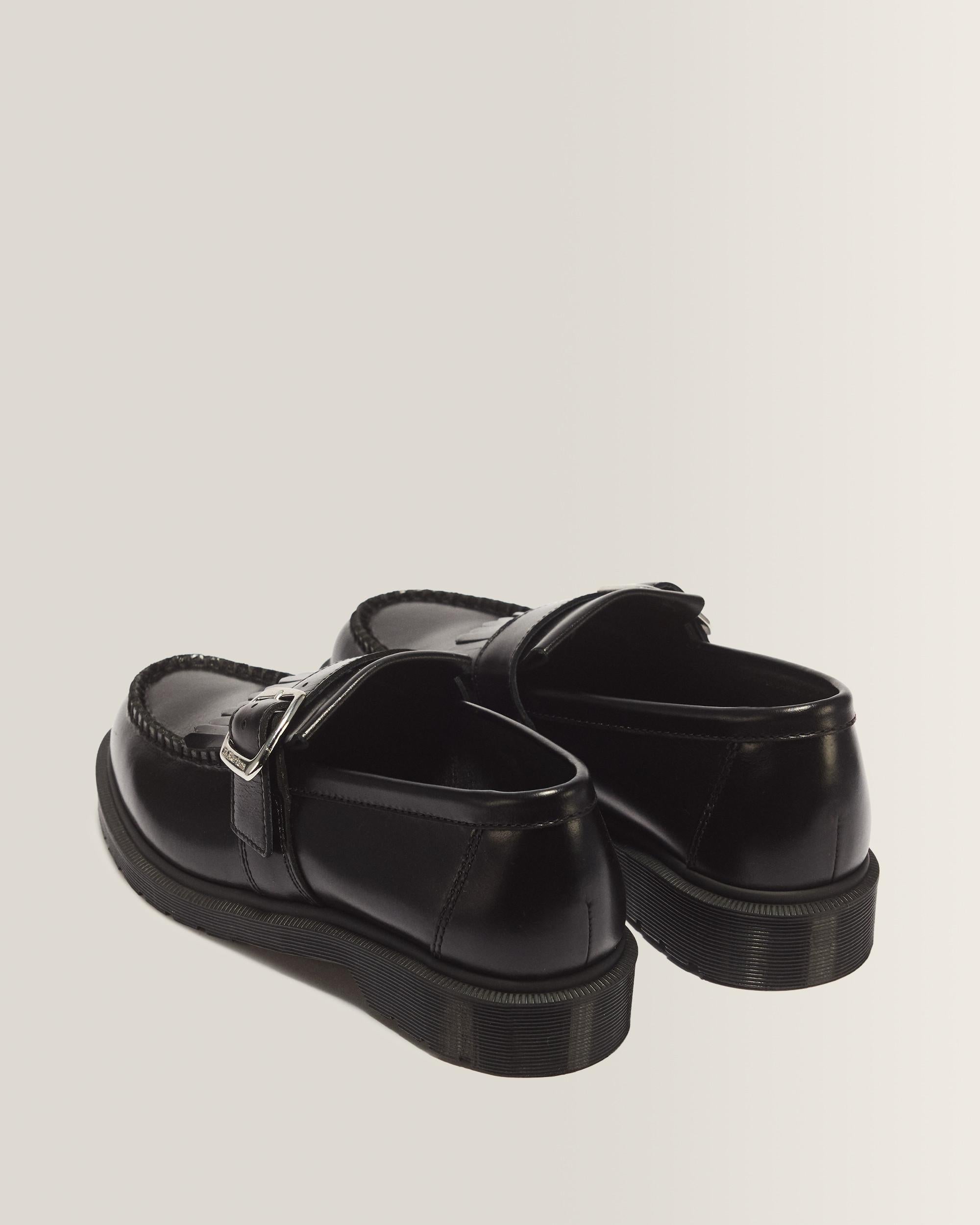 Adrian Buckle Analine Leather Loafer