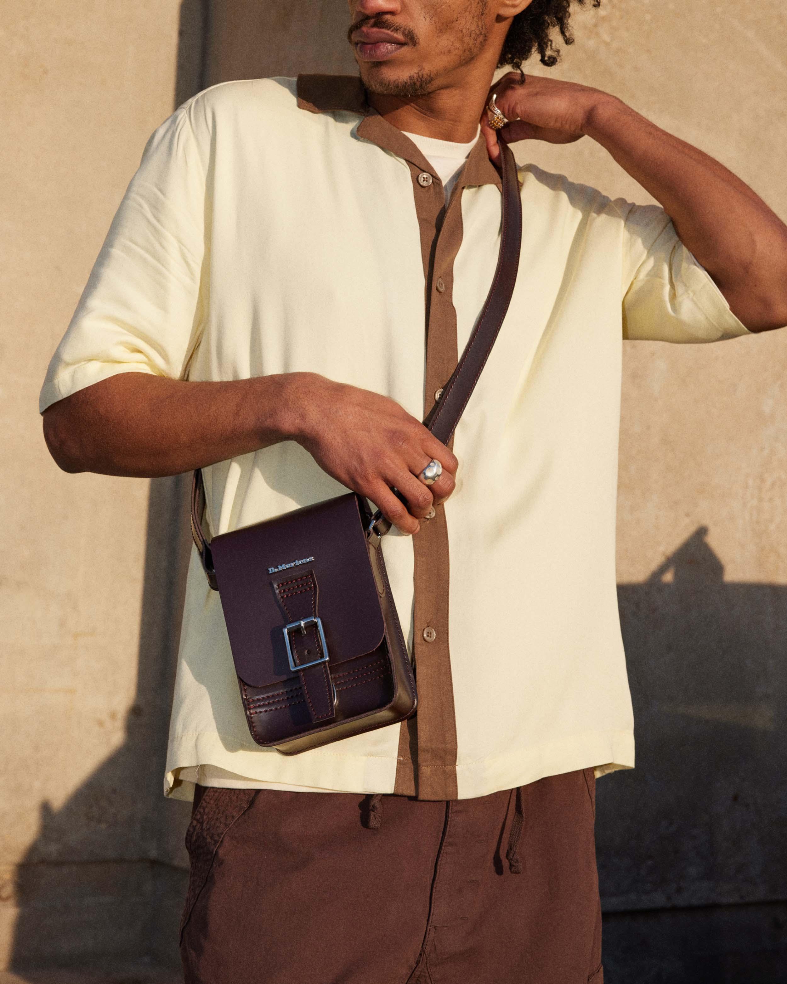 Leather Box Crossbody Bag