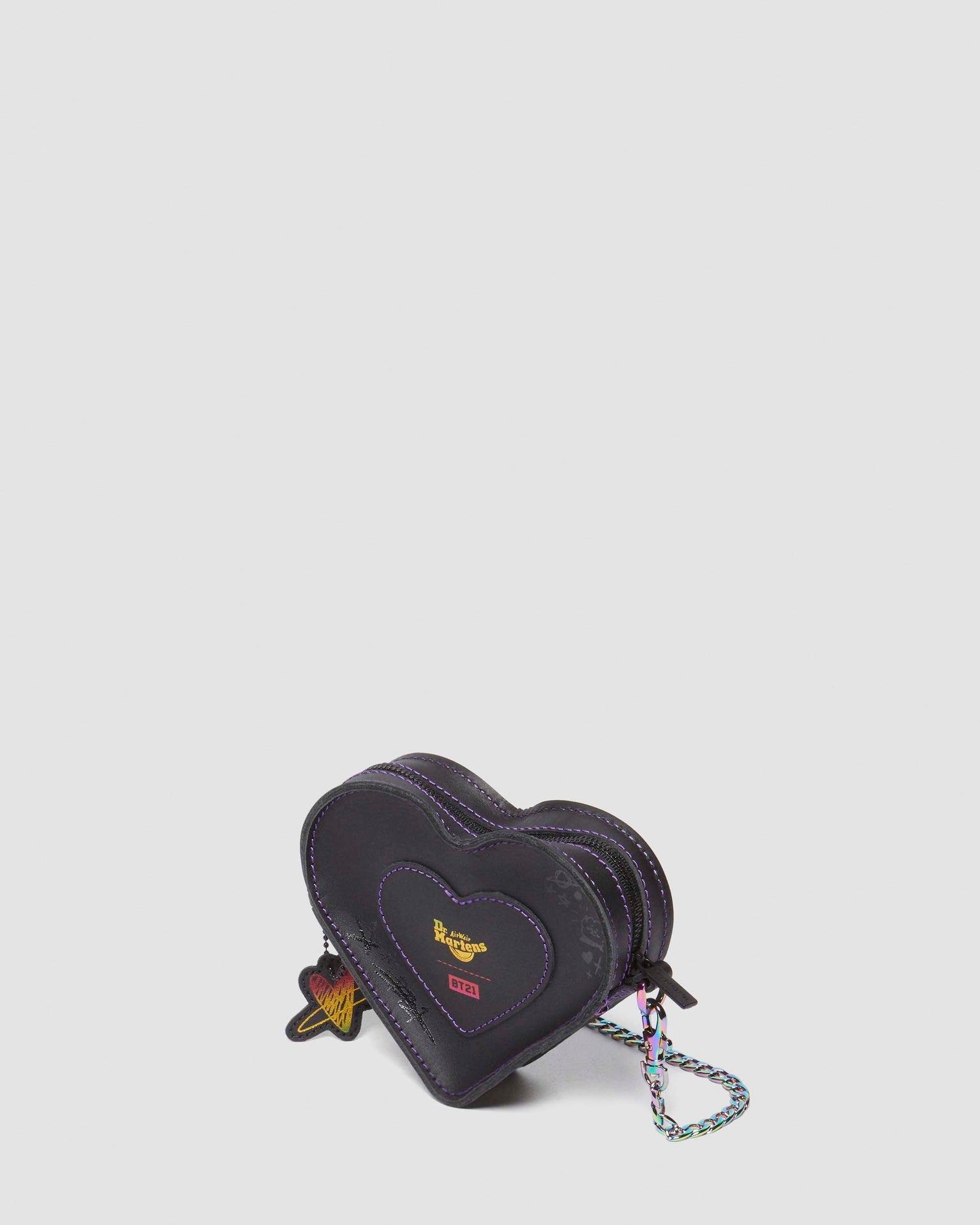 BT21 聯名系列 迷你心形皮革斜背包