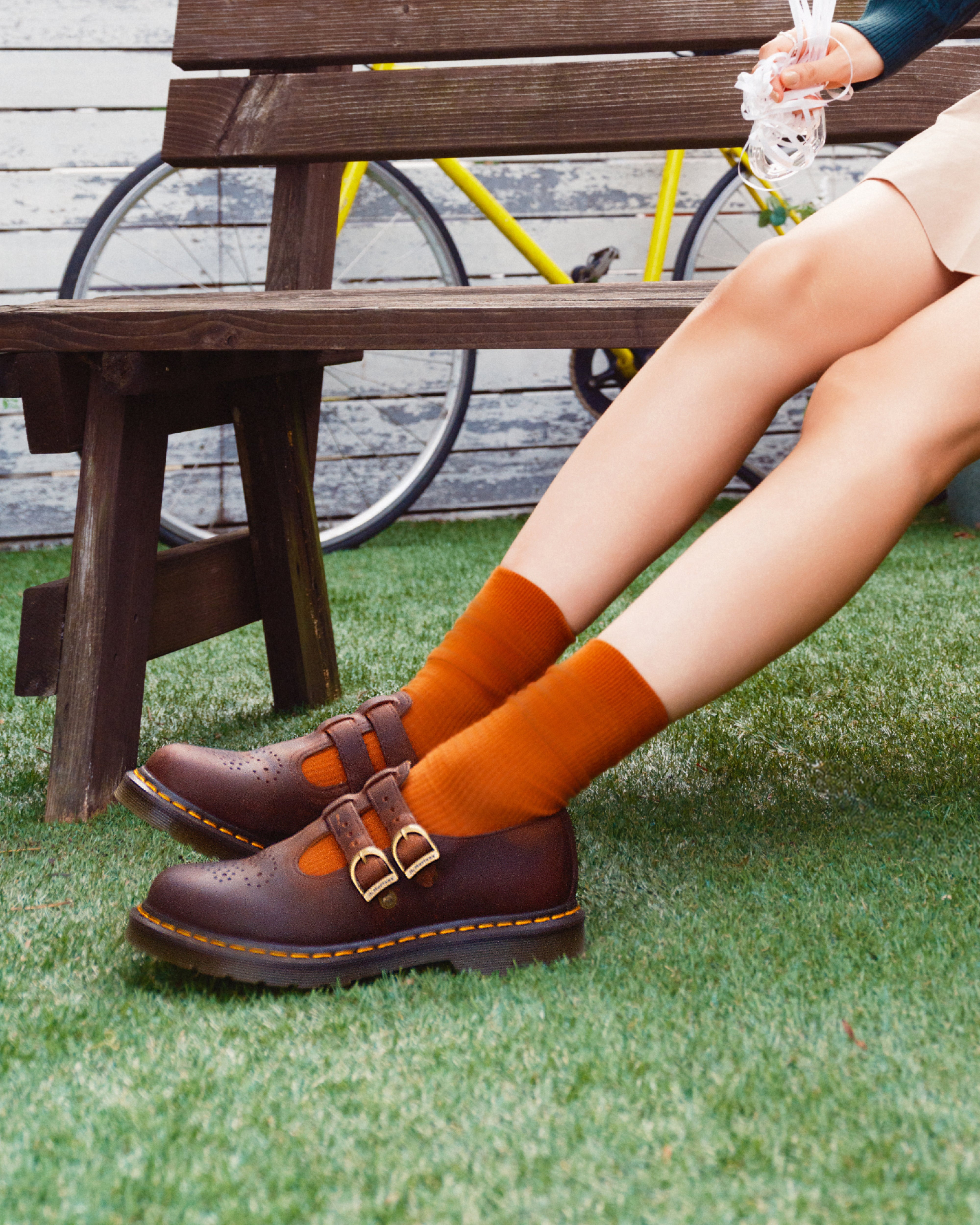 8065 Crazy Horse Leather Mary Jane Shoes